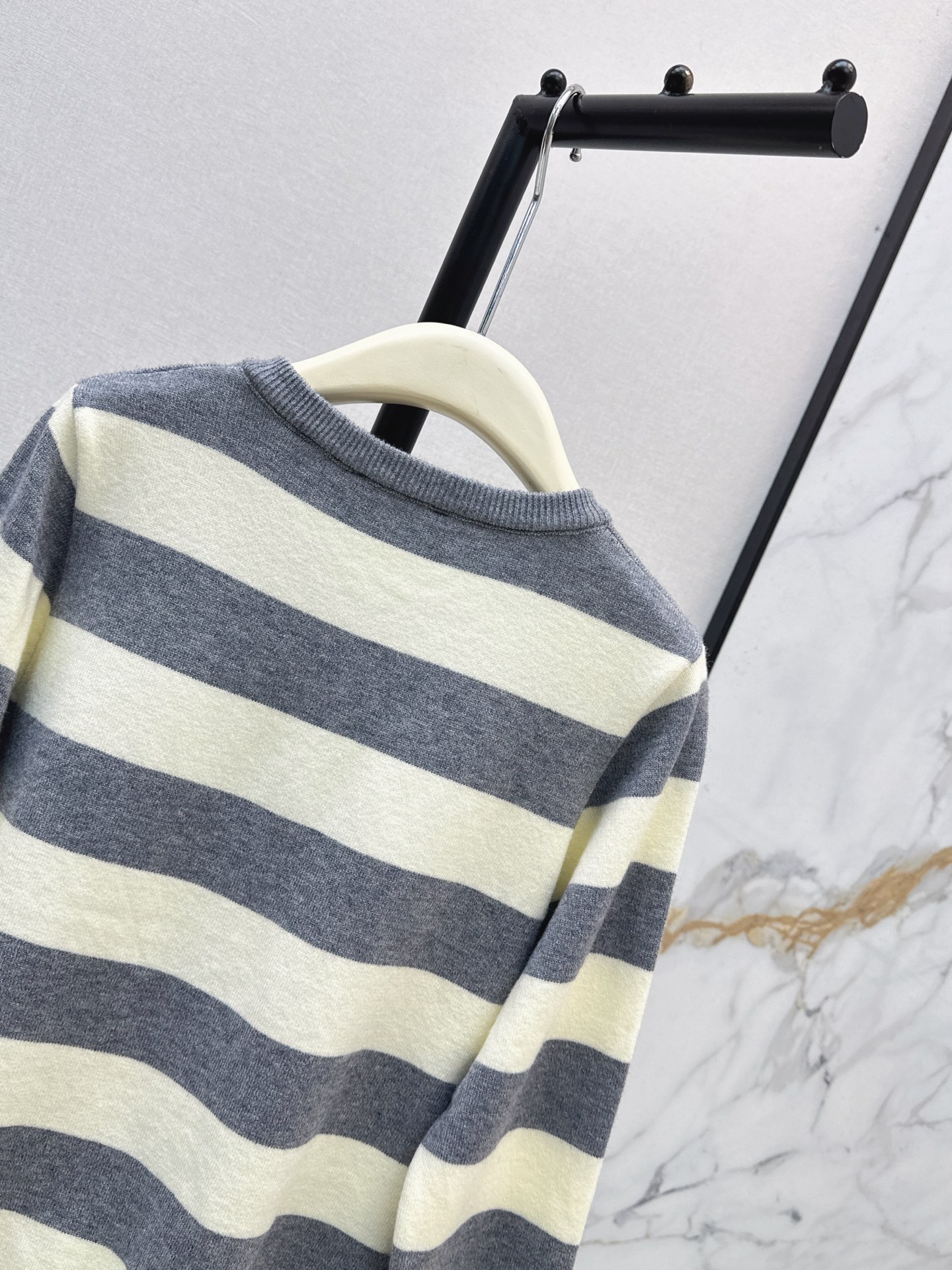 Ralp 26fw stripe knit cardigan