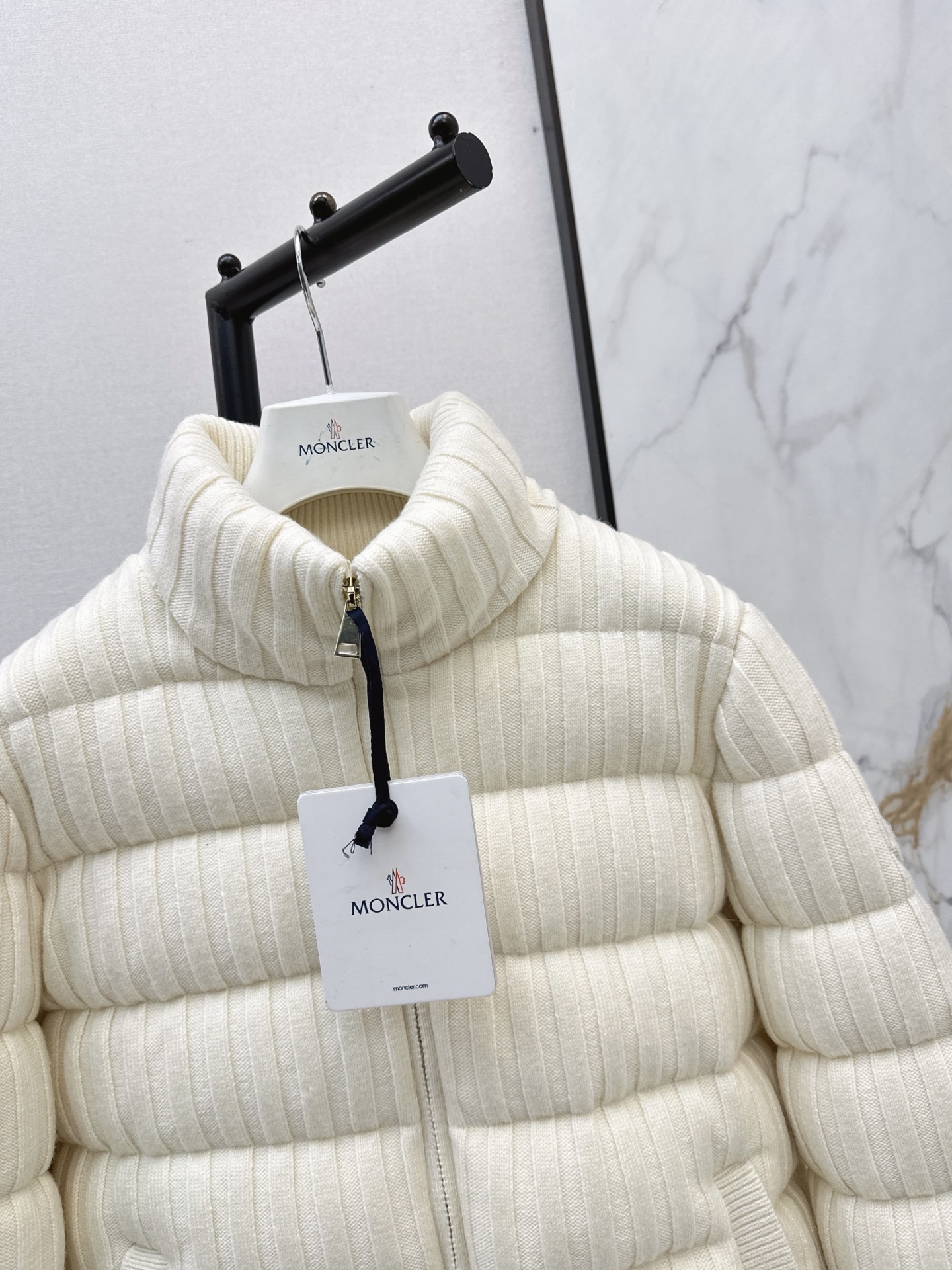 Monc 26fw knit down jacket