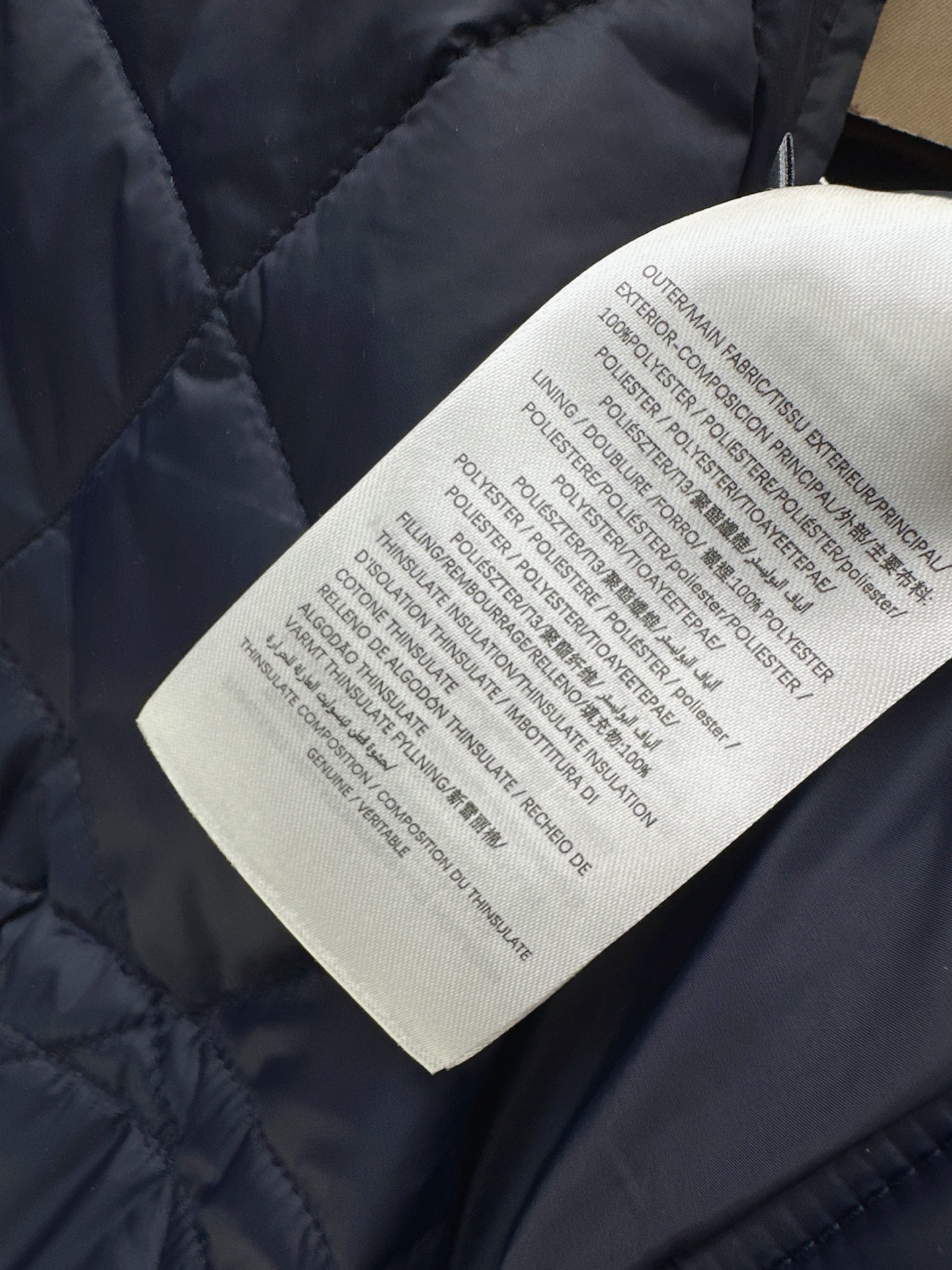 Bur 26fw drawstring padded jacket