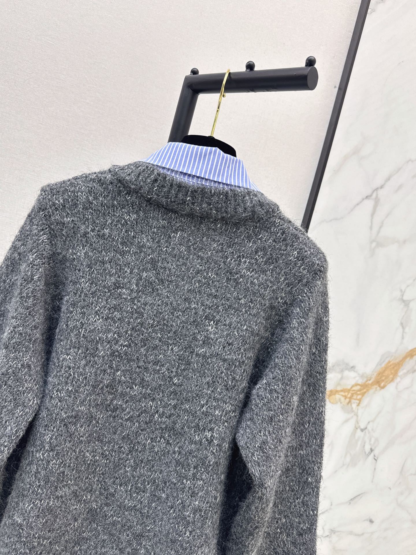 Chan 26fw 2in1 sweater