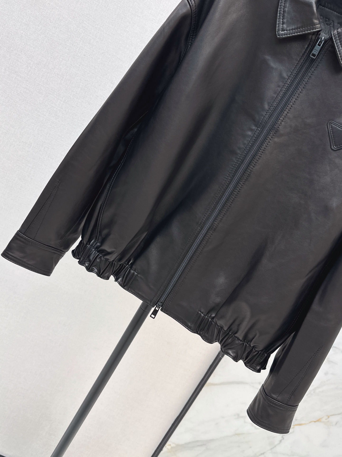 Pra 26fw leather jacket