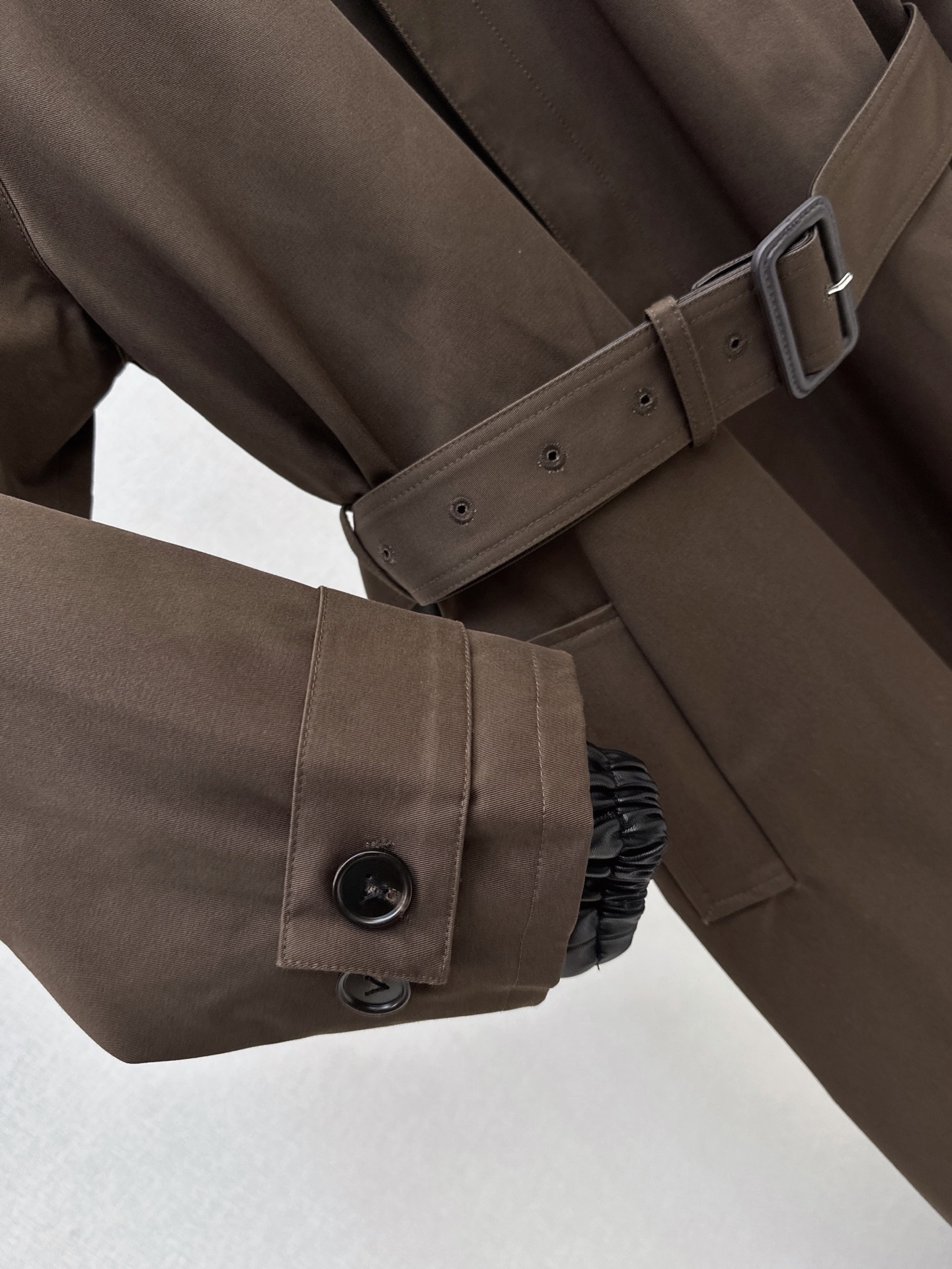 Bott 26fw woven collar trench coats