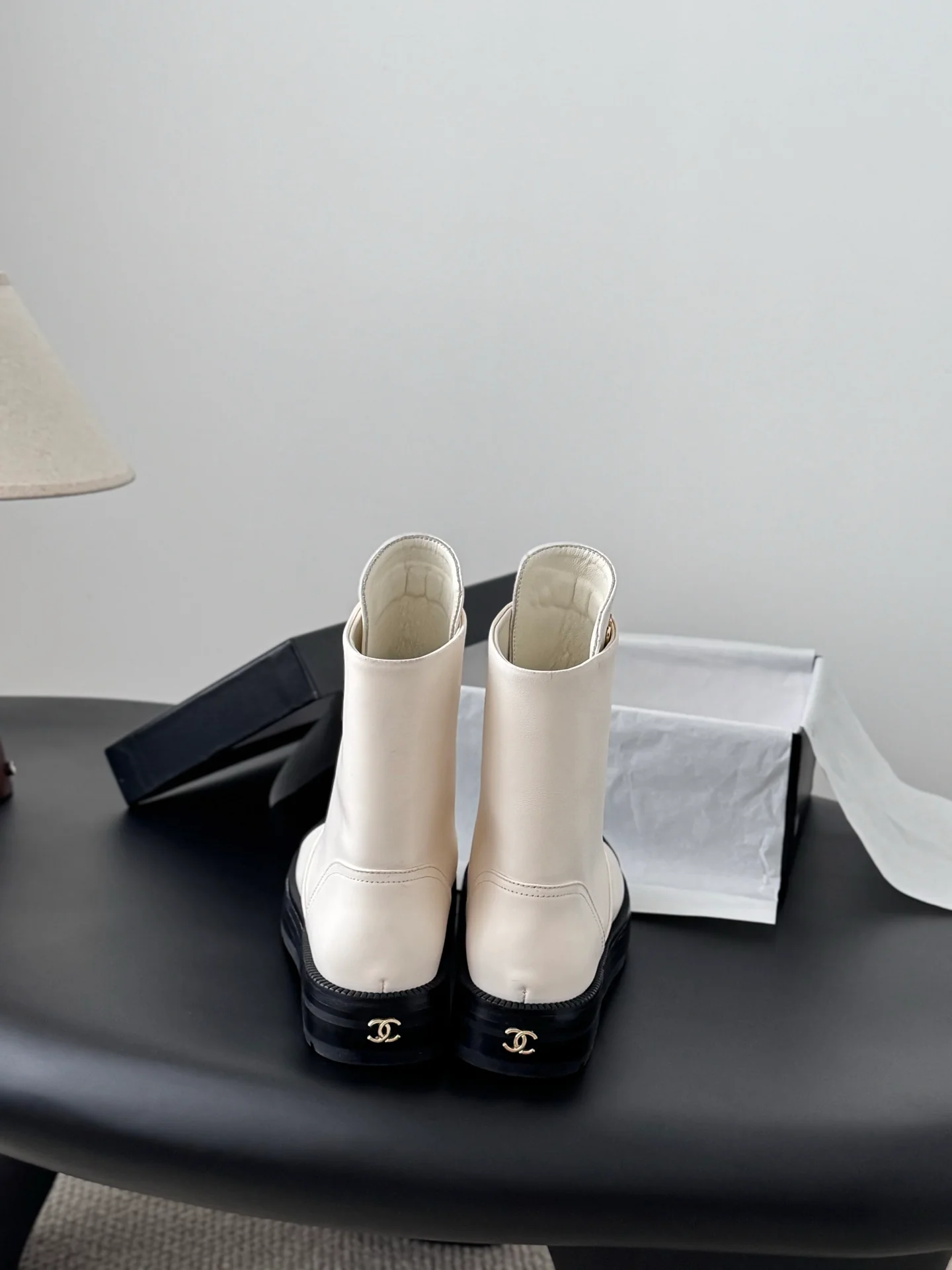 Chan 25fw ankle boots