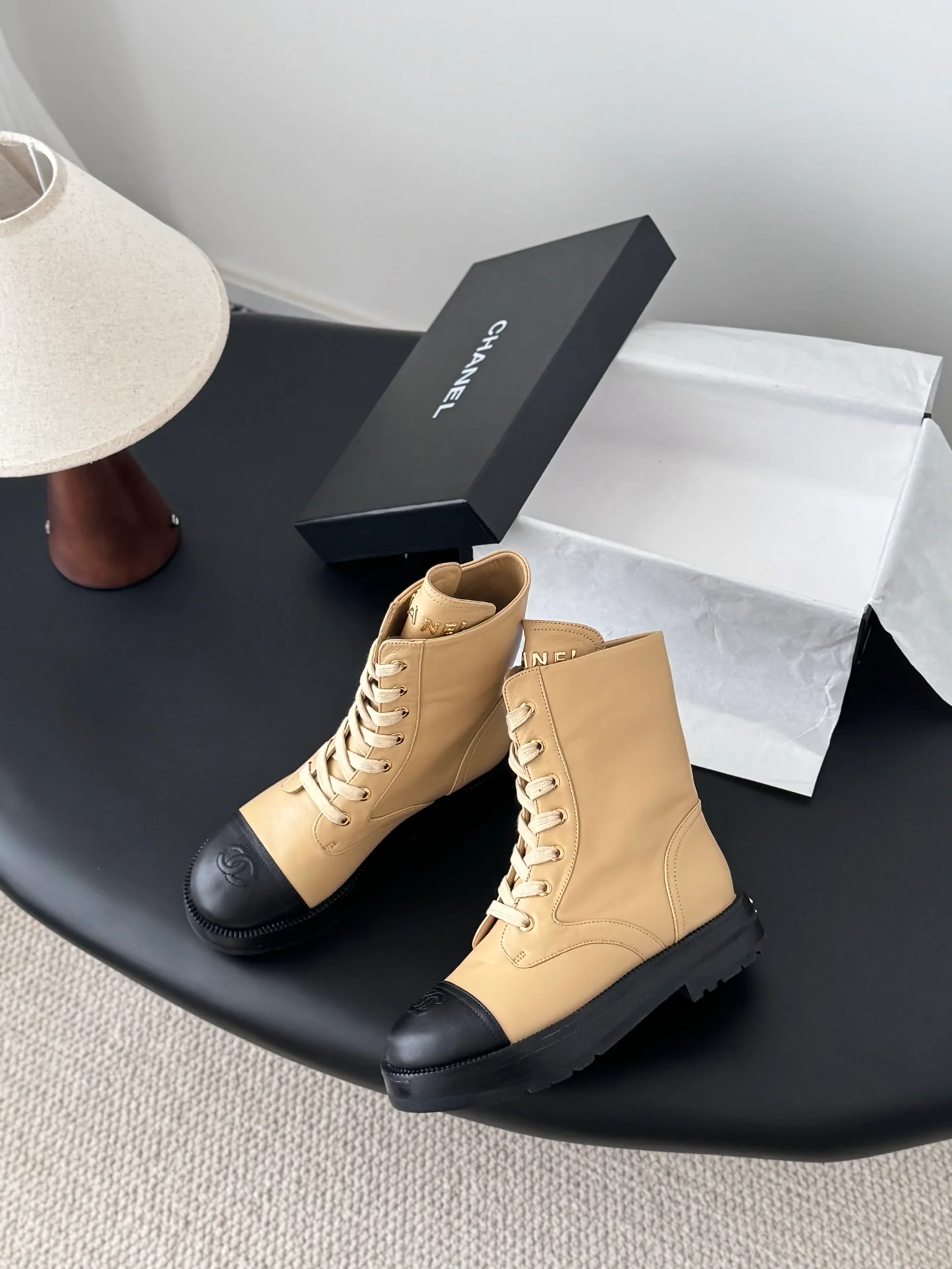 Chan 25fw ankle boots