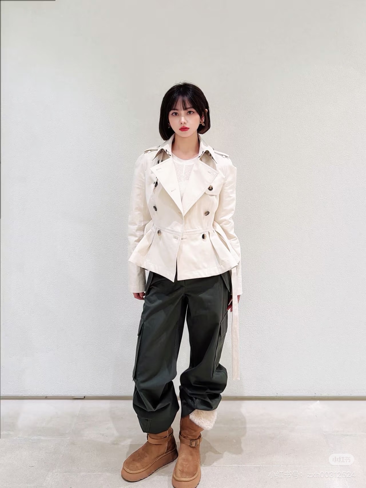 Bur 26fw belted trench coats