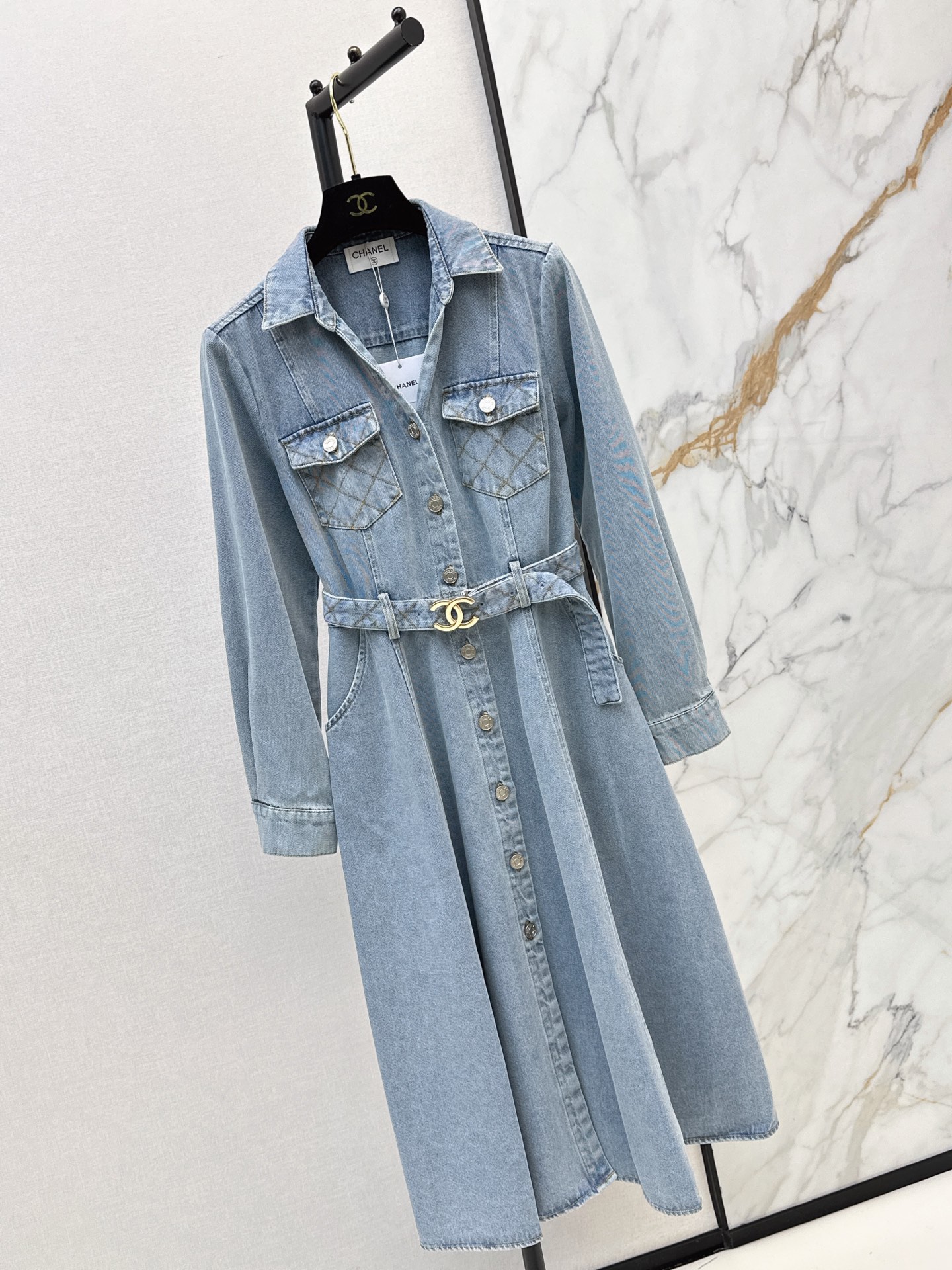 Chan 26fw denim dress