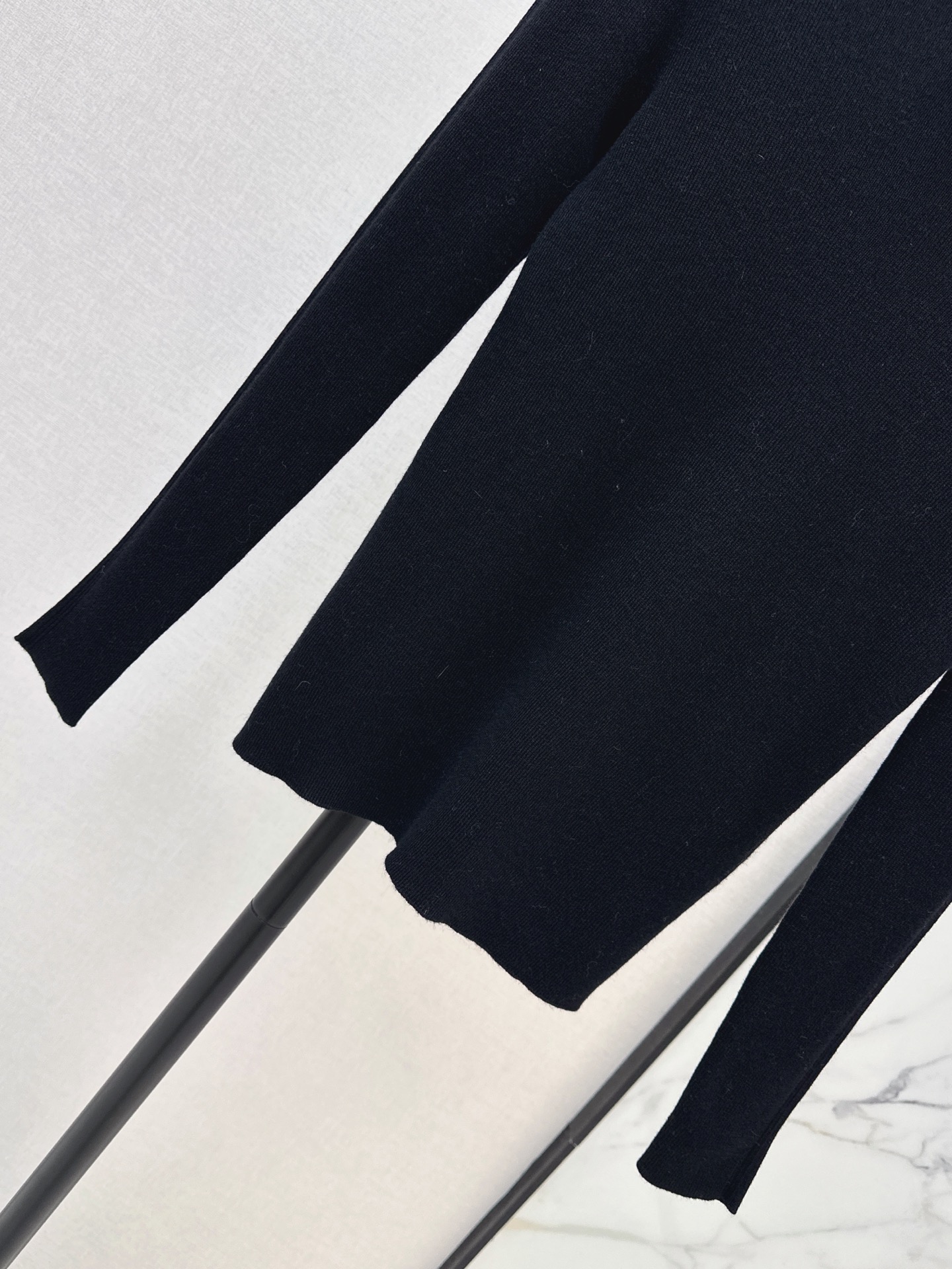 Pra 26fw knit high neck basic tee