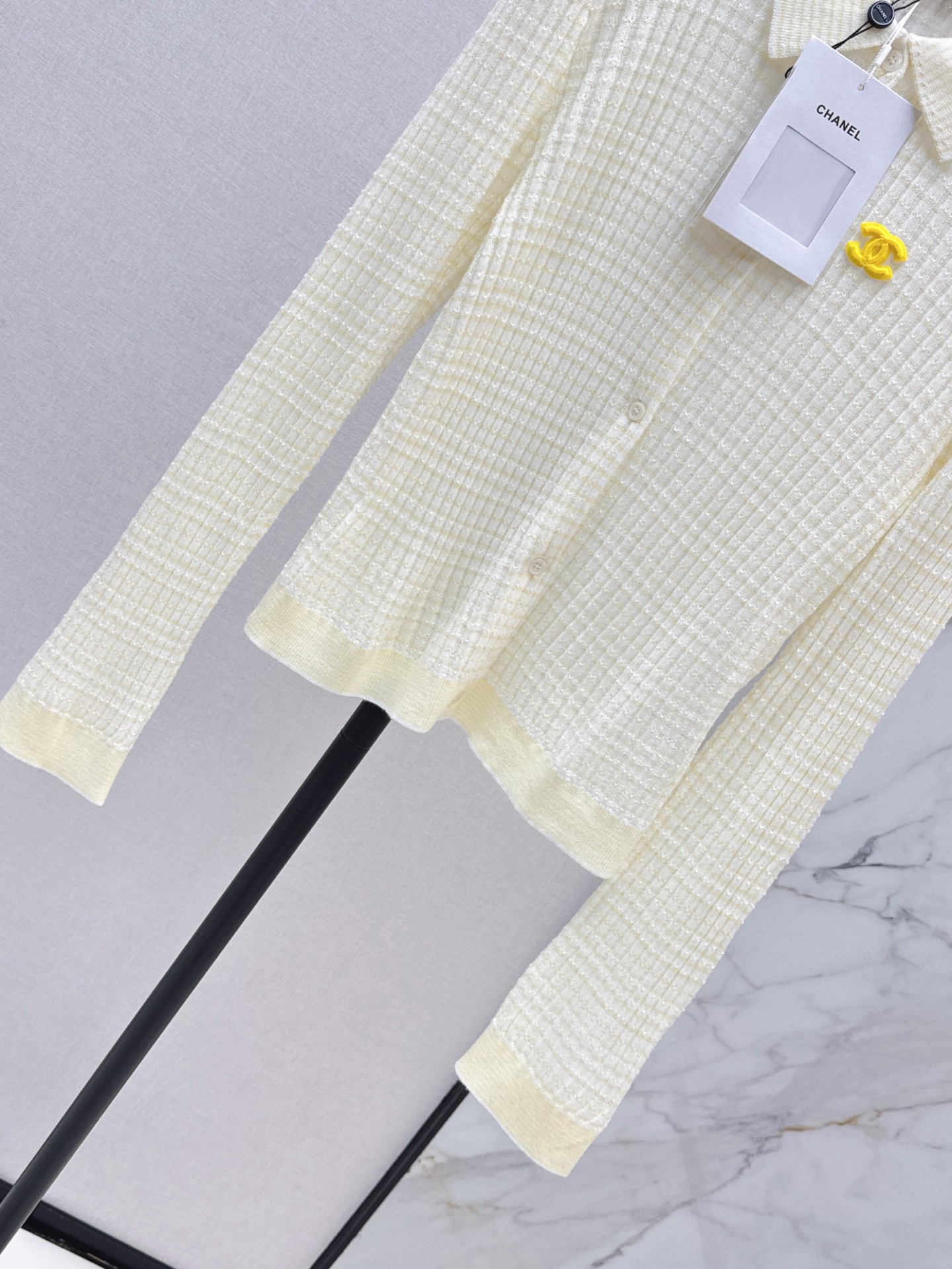 Chan 26fw embroidery knitwear