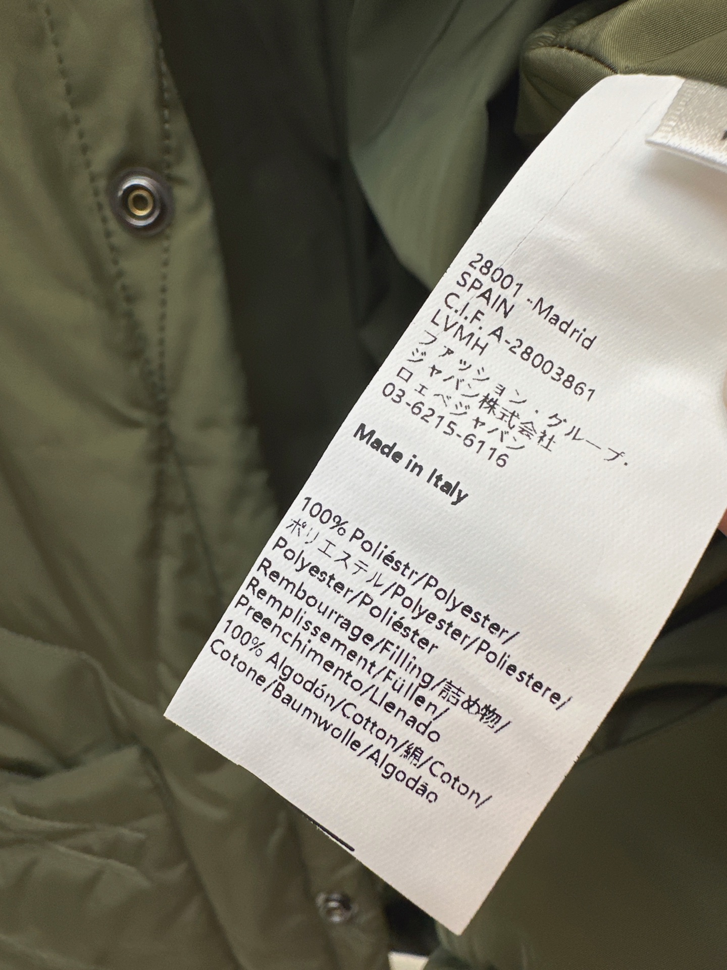 Loe 26fw padded jacket