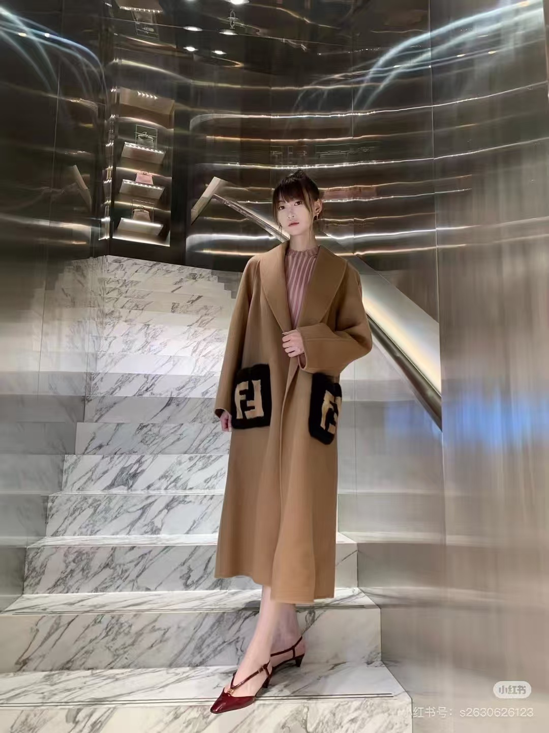 Fen 26fw wool overcoats