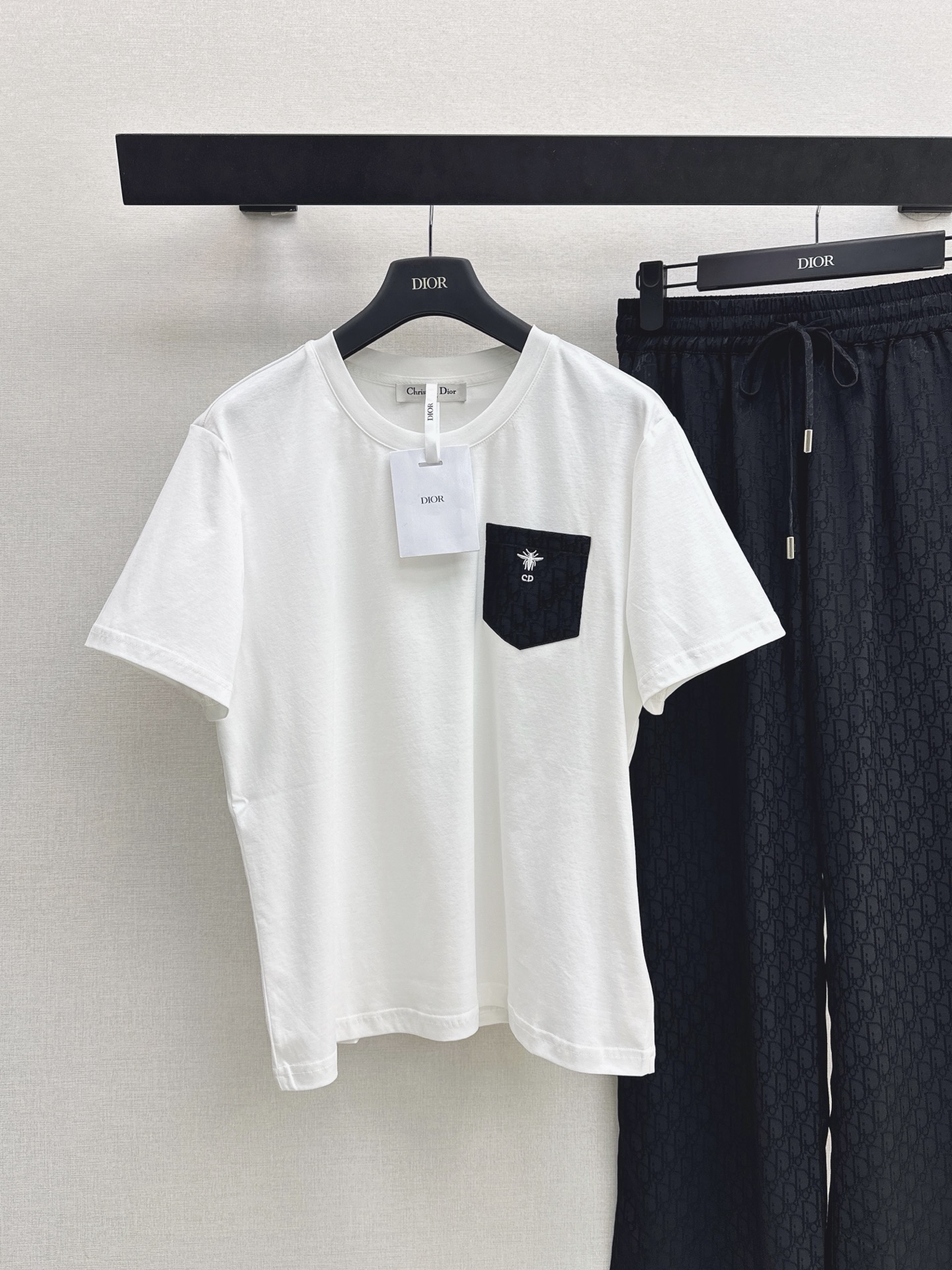 CD 26ss t-shirt wide leg pants set