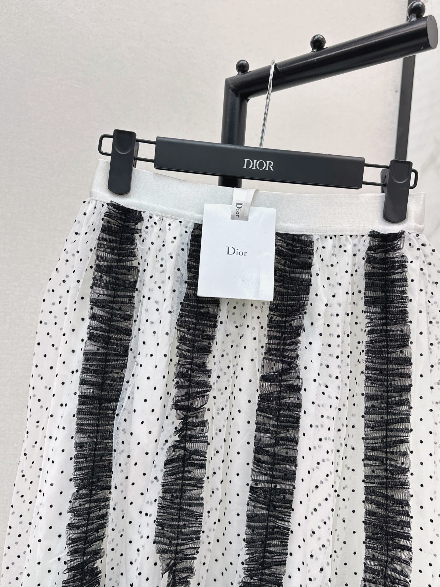 CD 26fw pokla dots mesh skirt