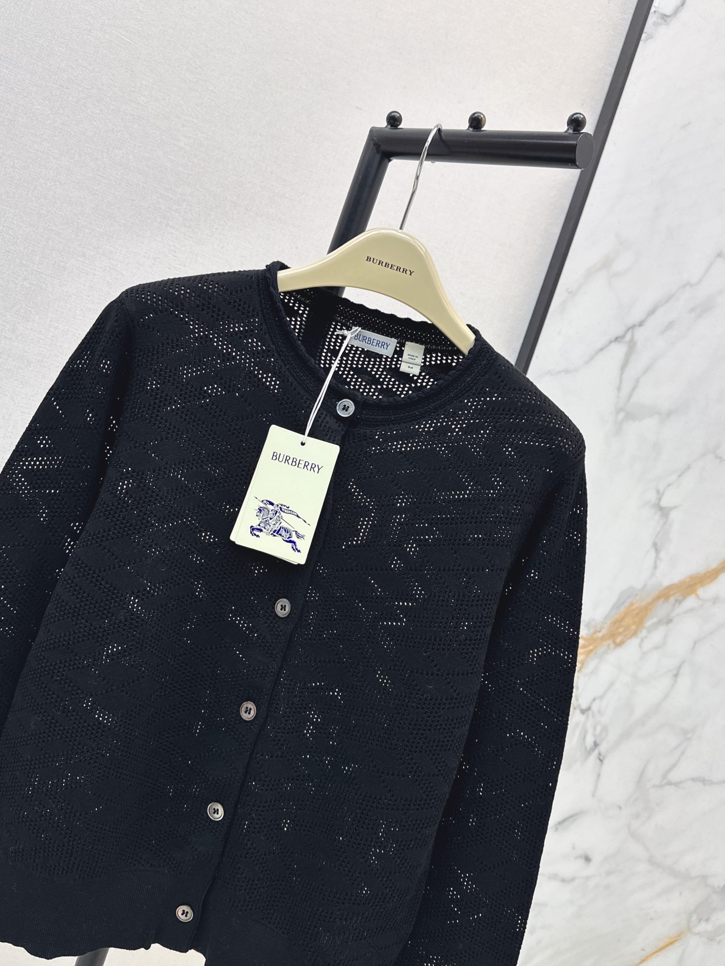 Bur 26fw jacquard cardigan