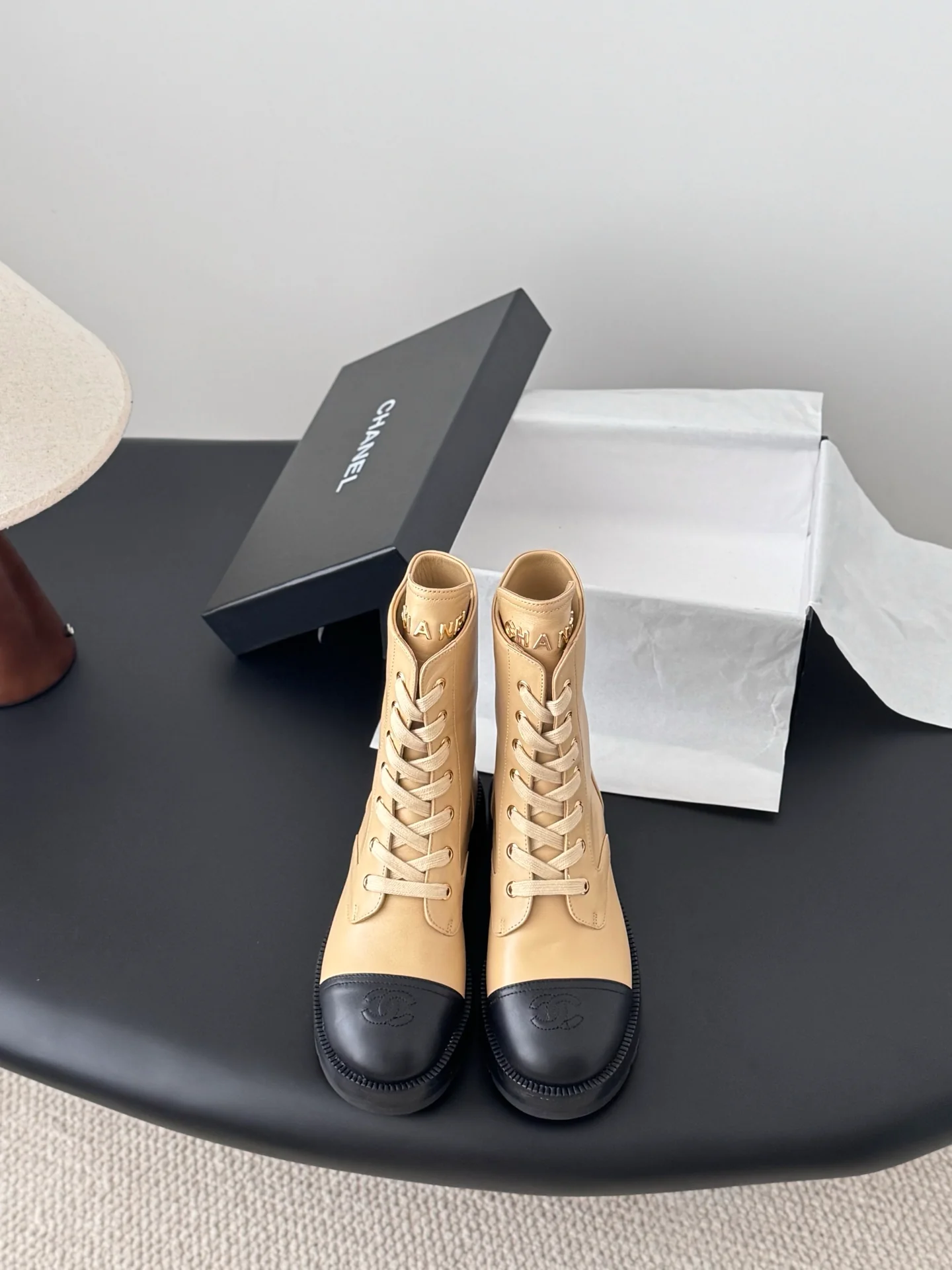 Chan 25fw ankle boots