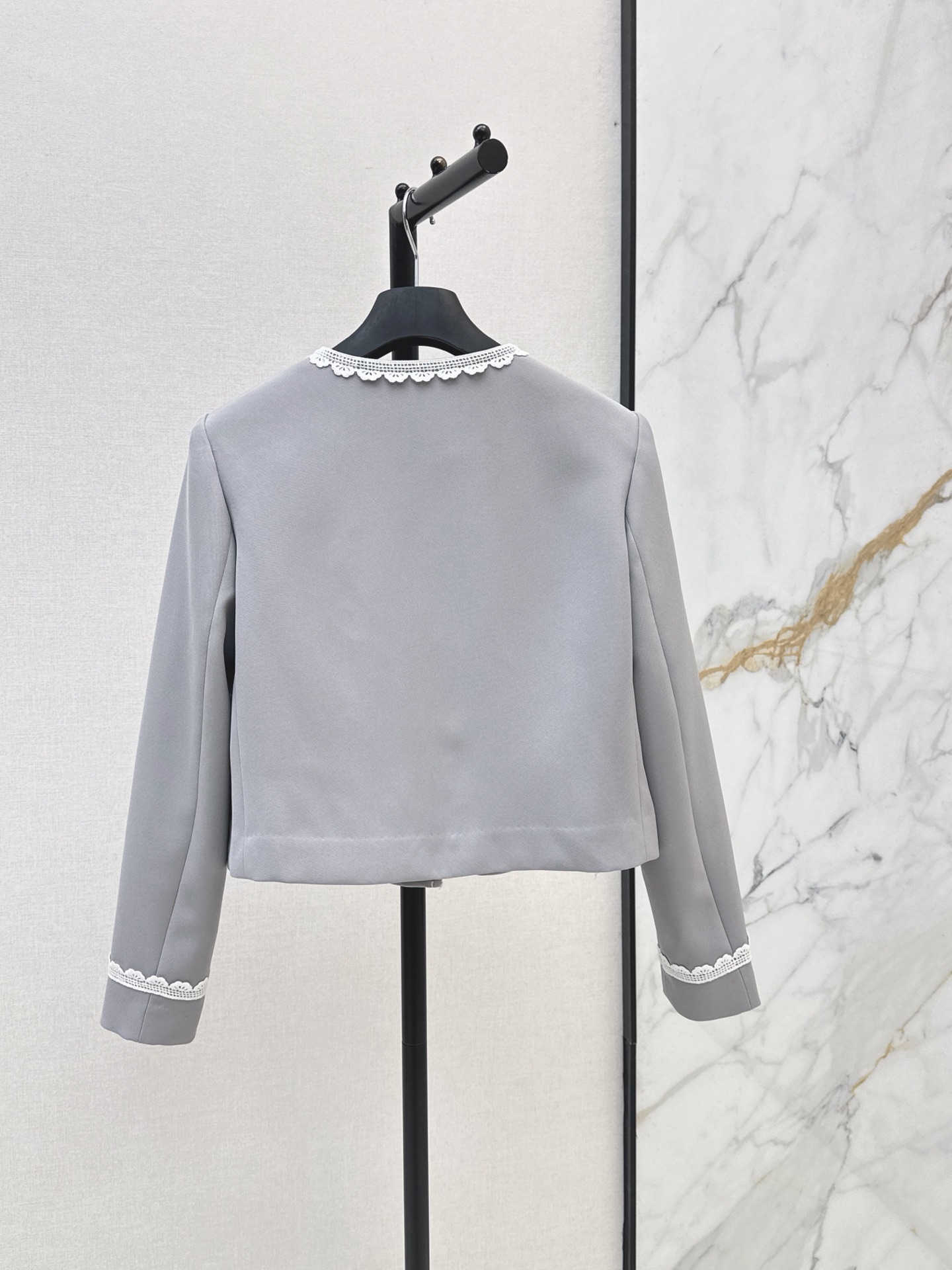 CD 26fw lace trim jacket
