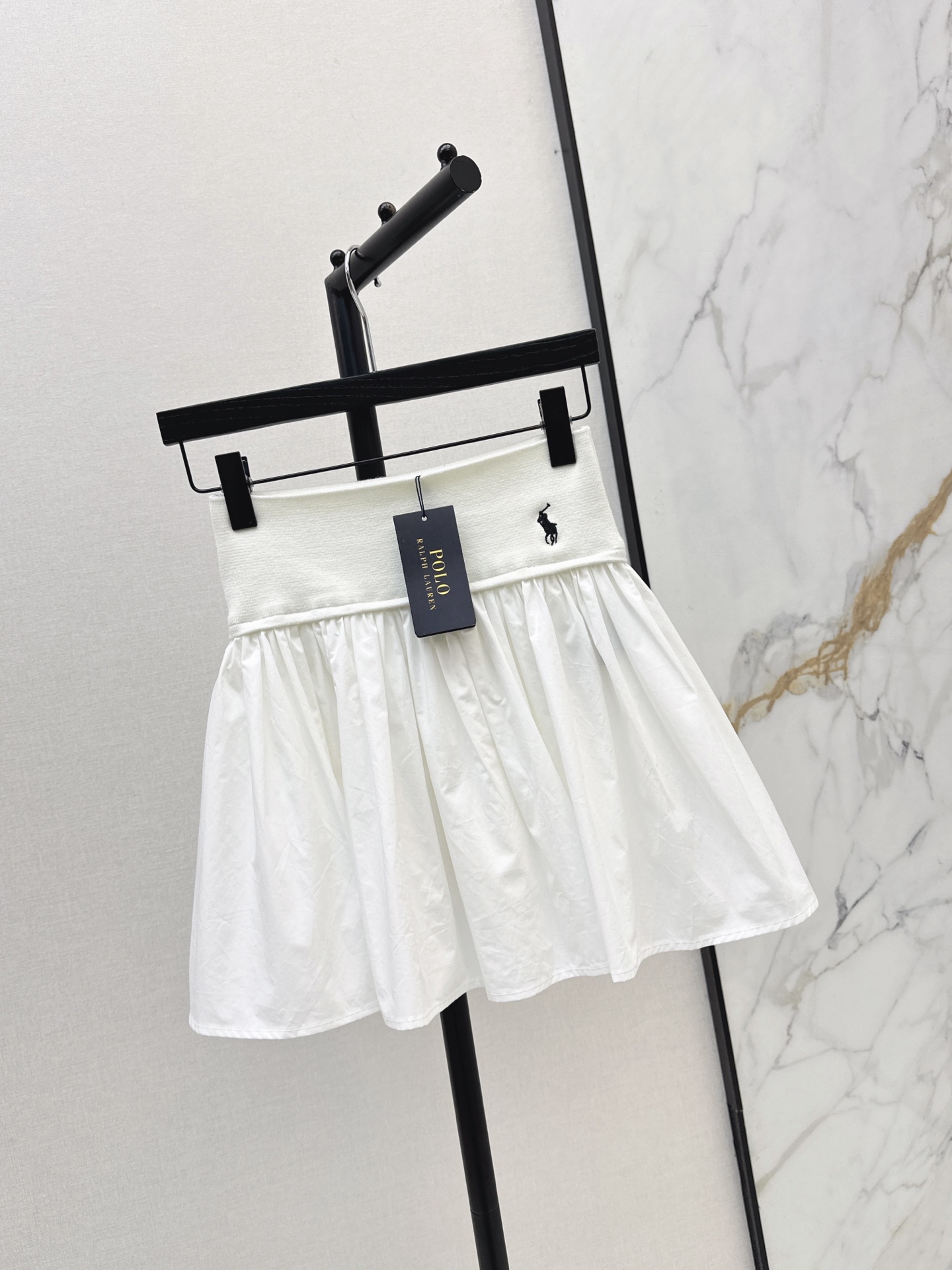 Ralp 26ss pleated mini skirt