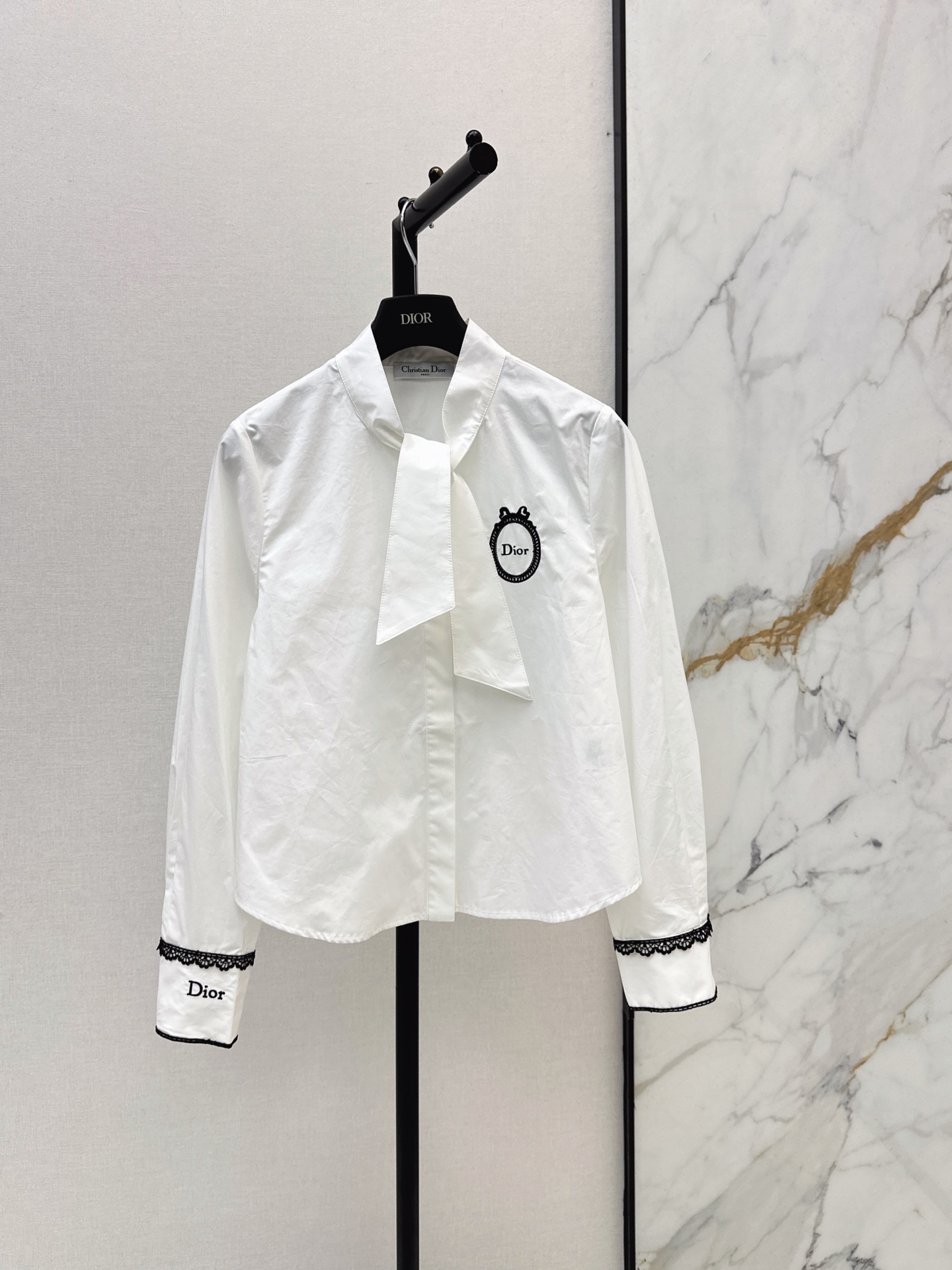CD 26fw ribbon shirt