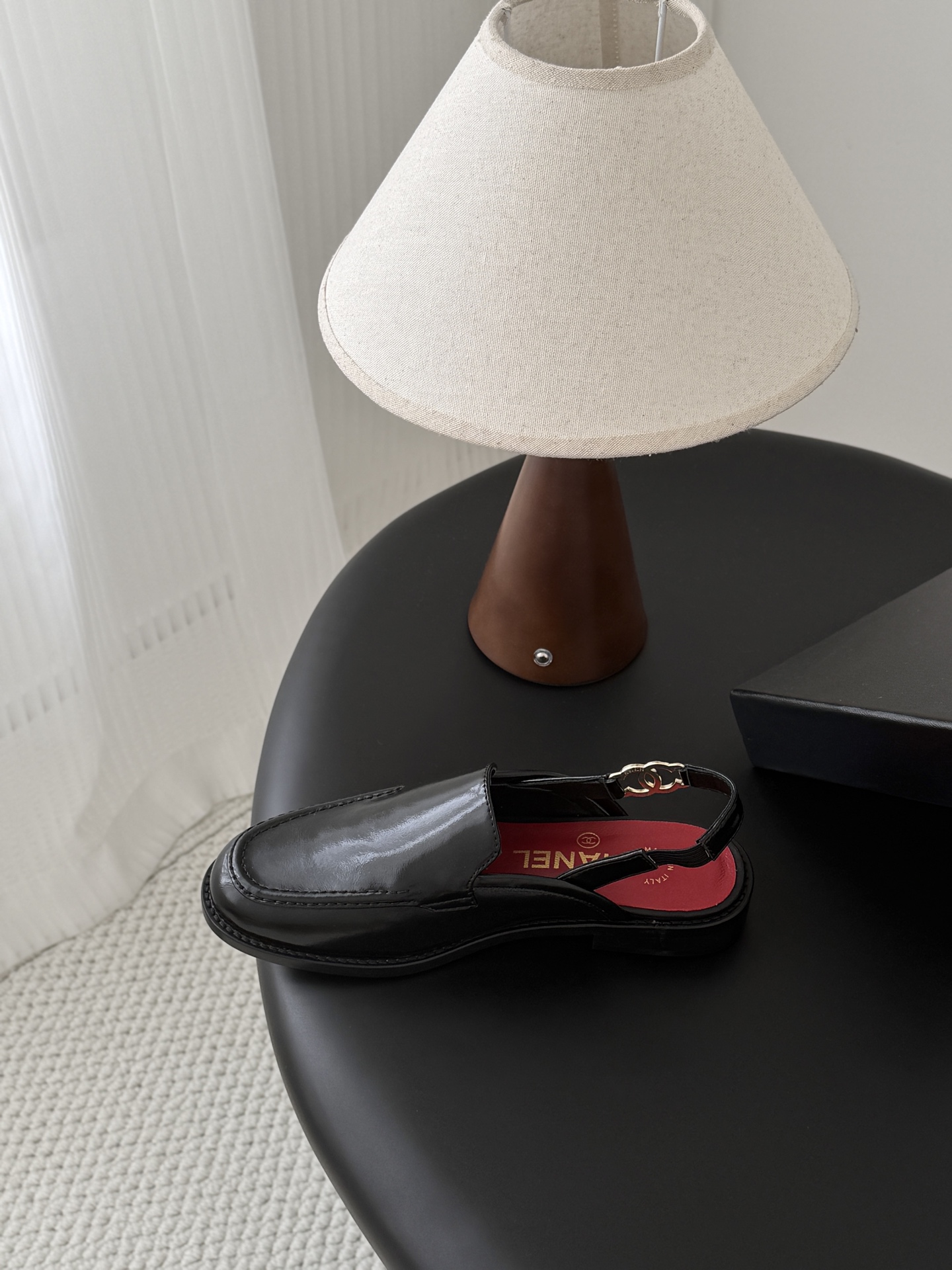 Chan 26ss slingback loafers