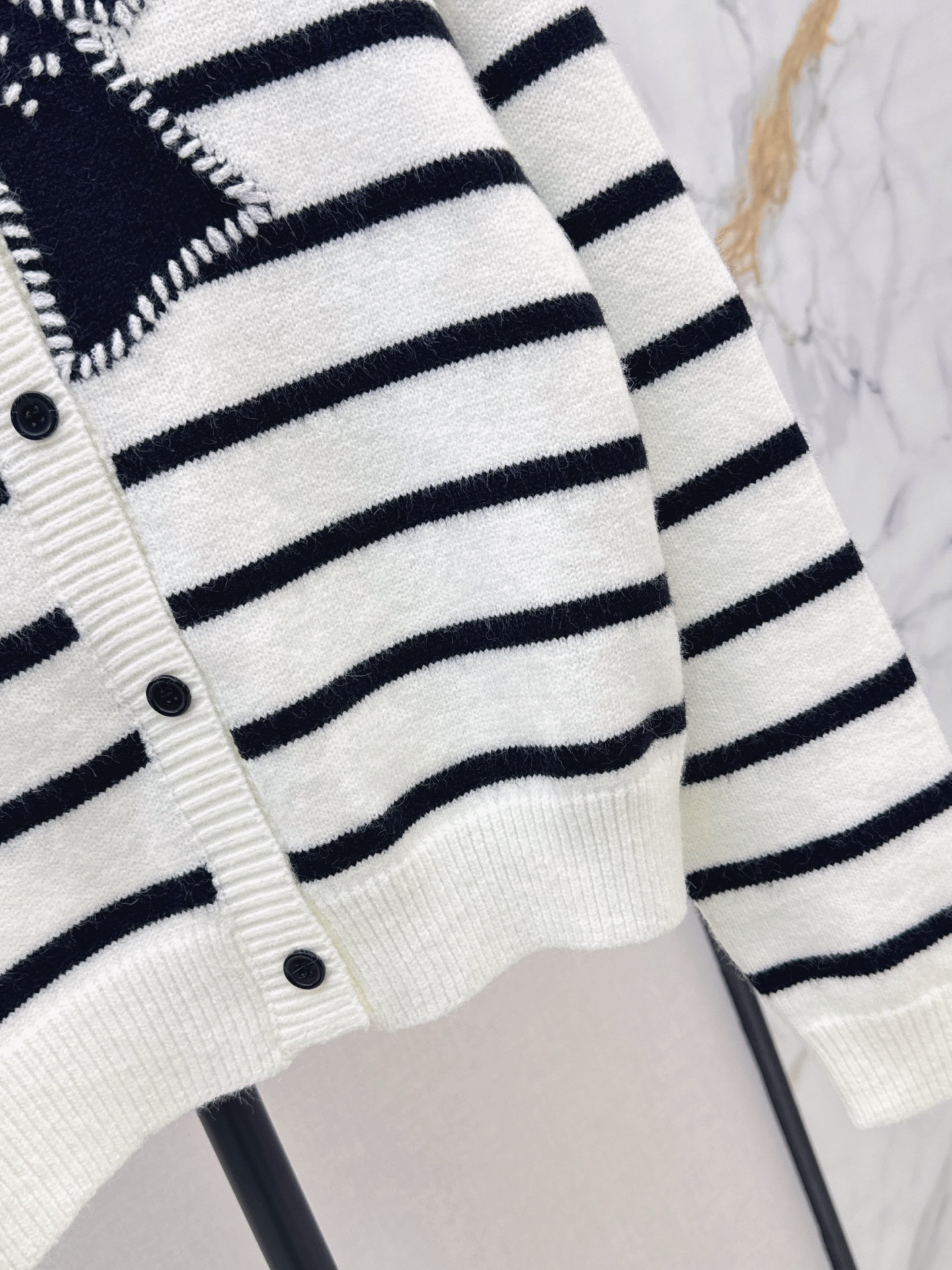 Chan 26fw bow knit cardigan