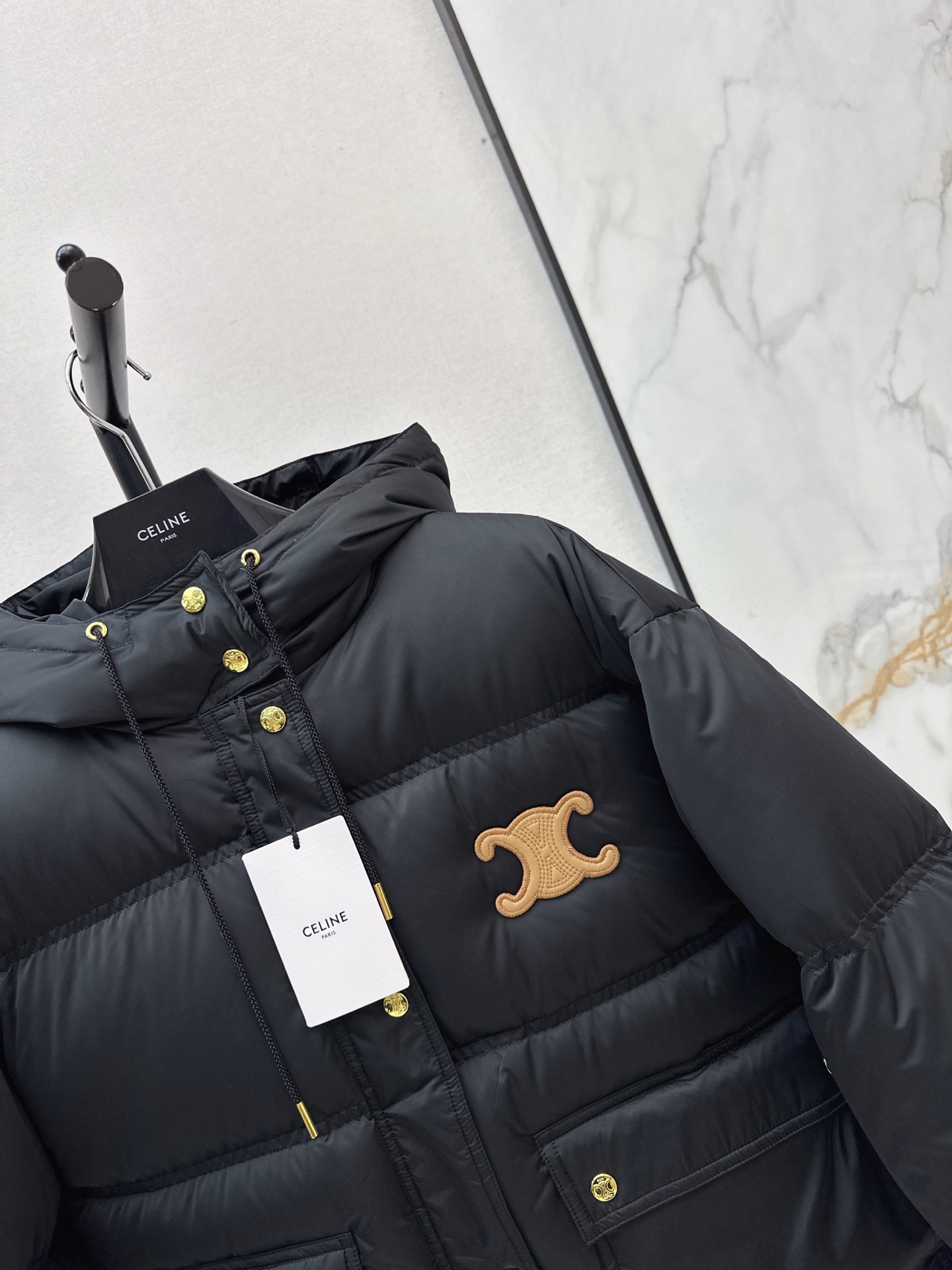 Celi 26fw hooded down jacket