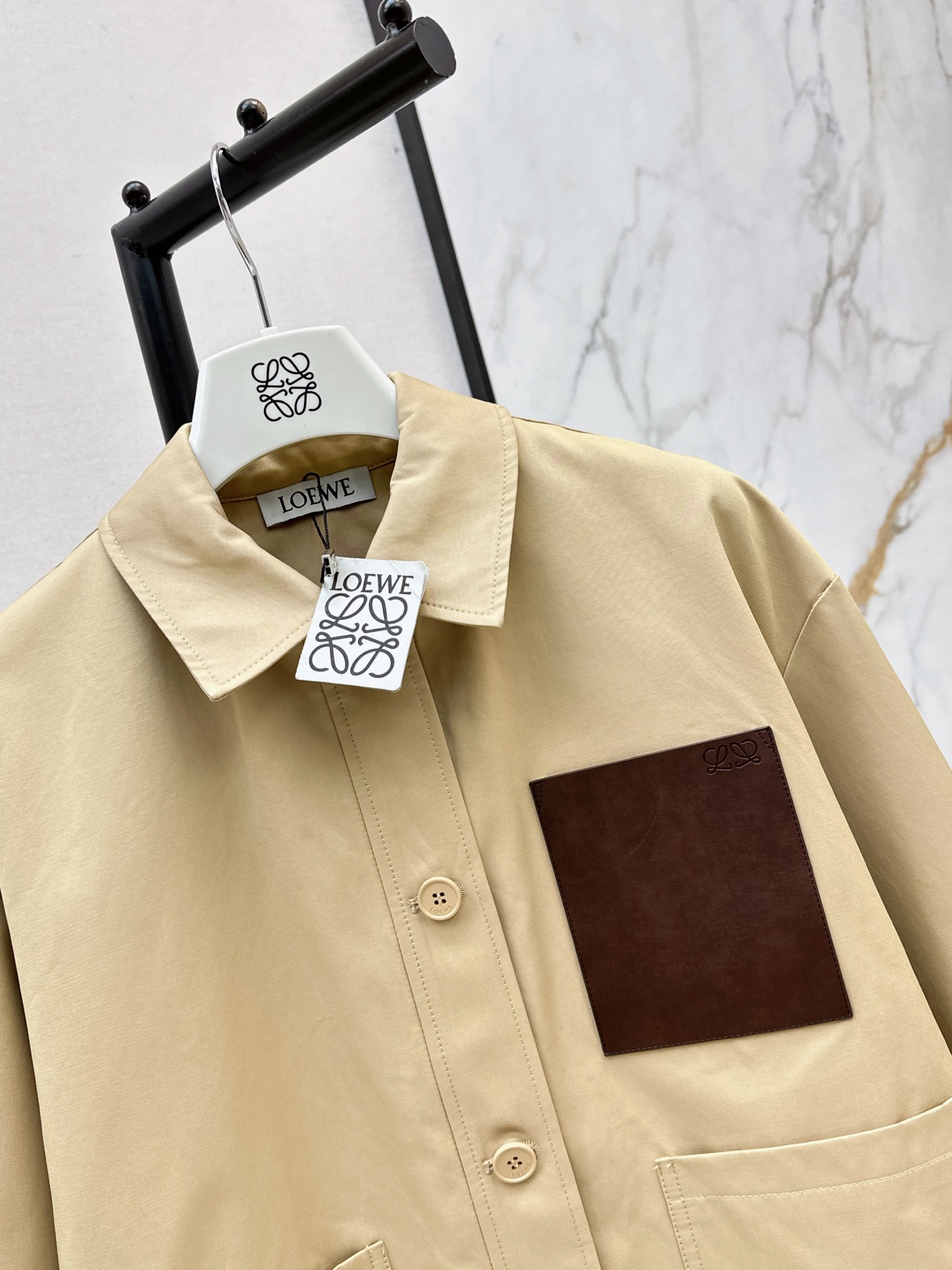 Loe 26fw asymmetrical jacket