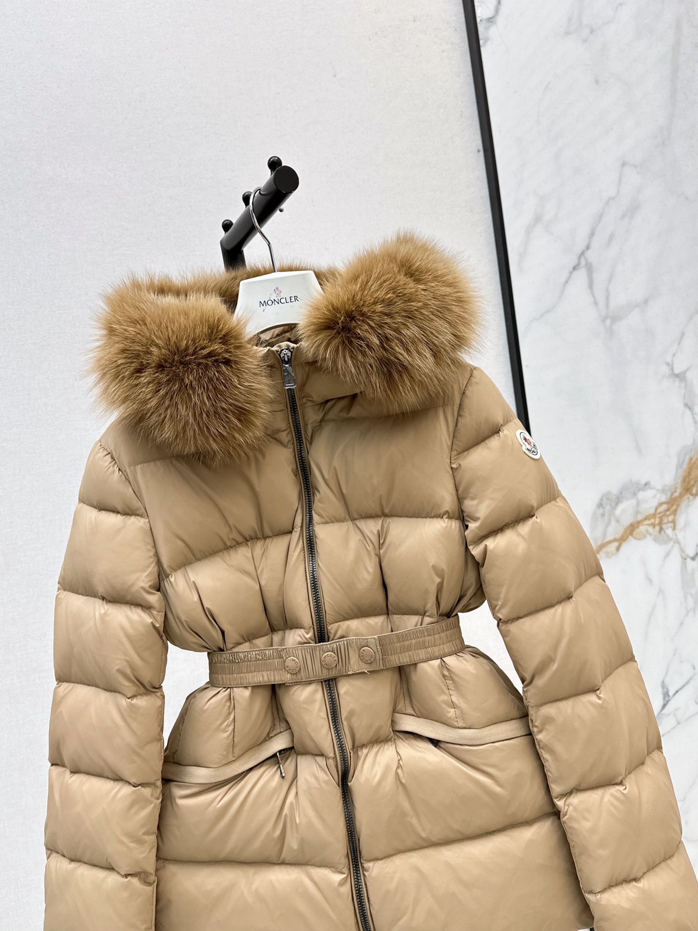 Monc 26fw hooded down jacket