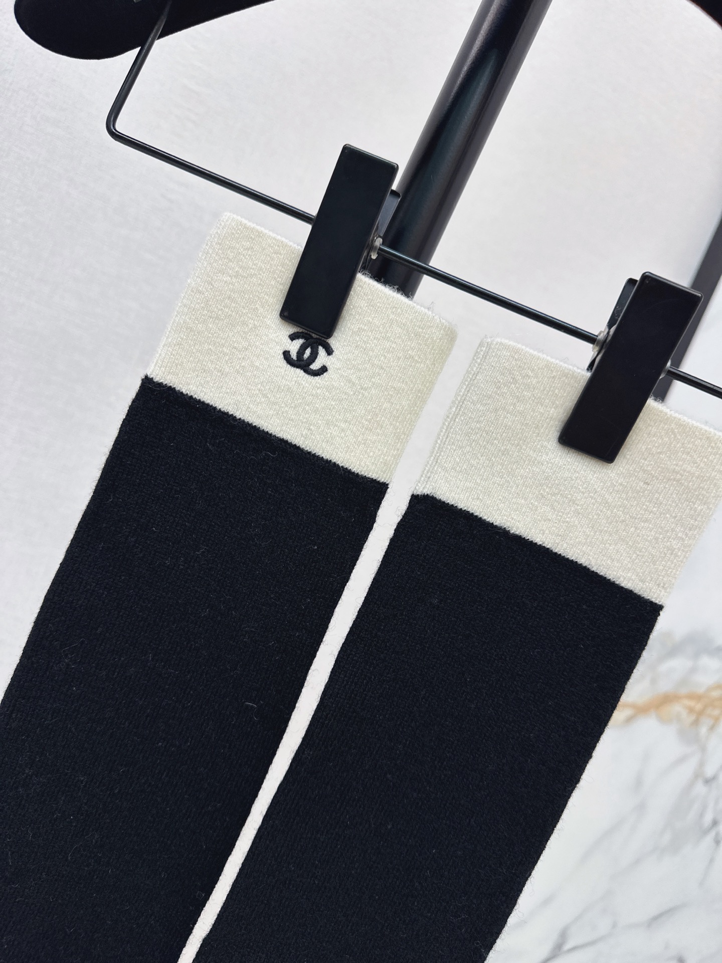 Chan 26fw knit stocking