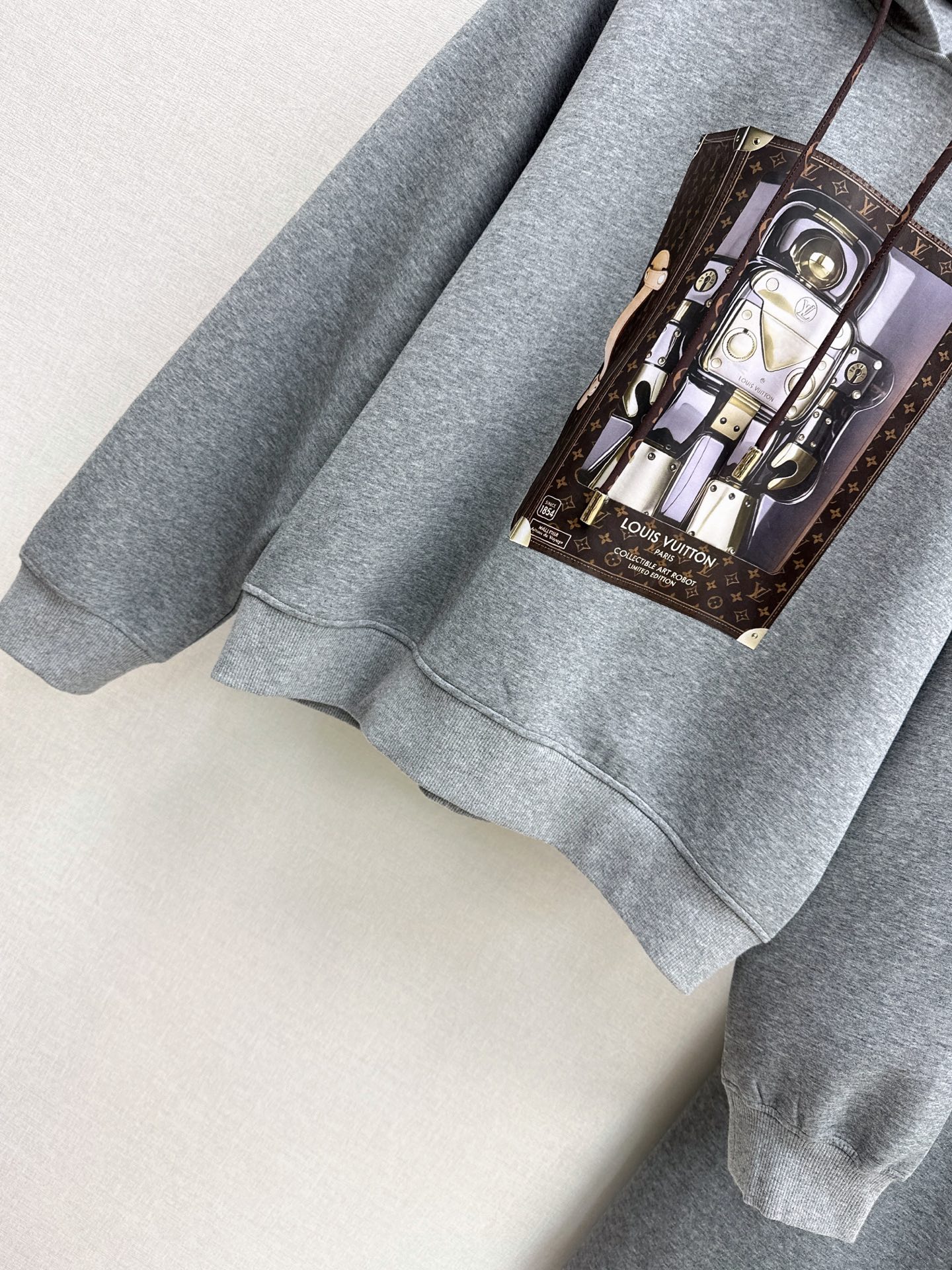 Loui 26fw print hoodie pants sets