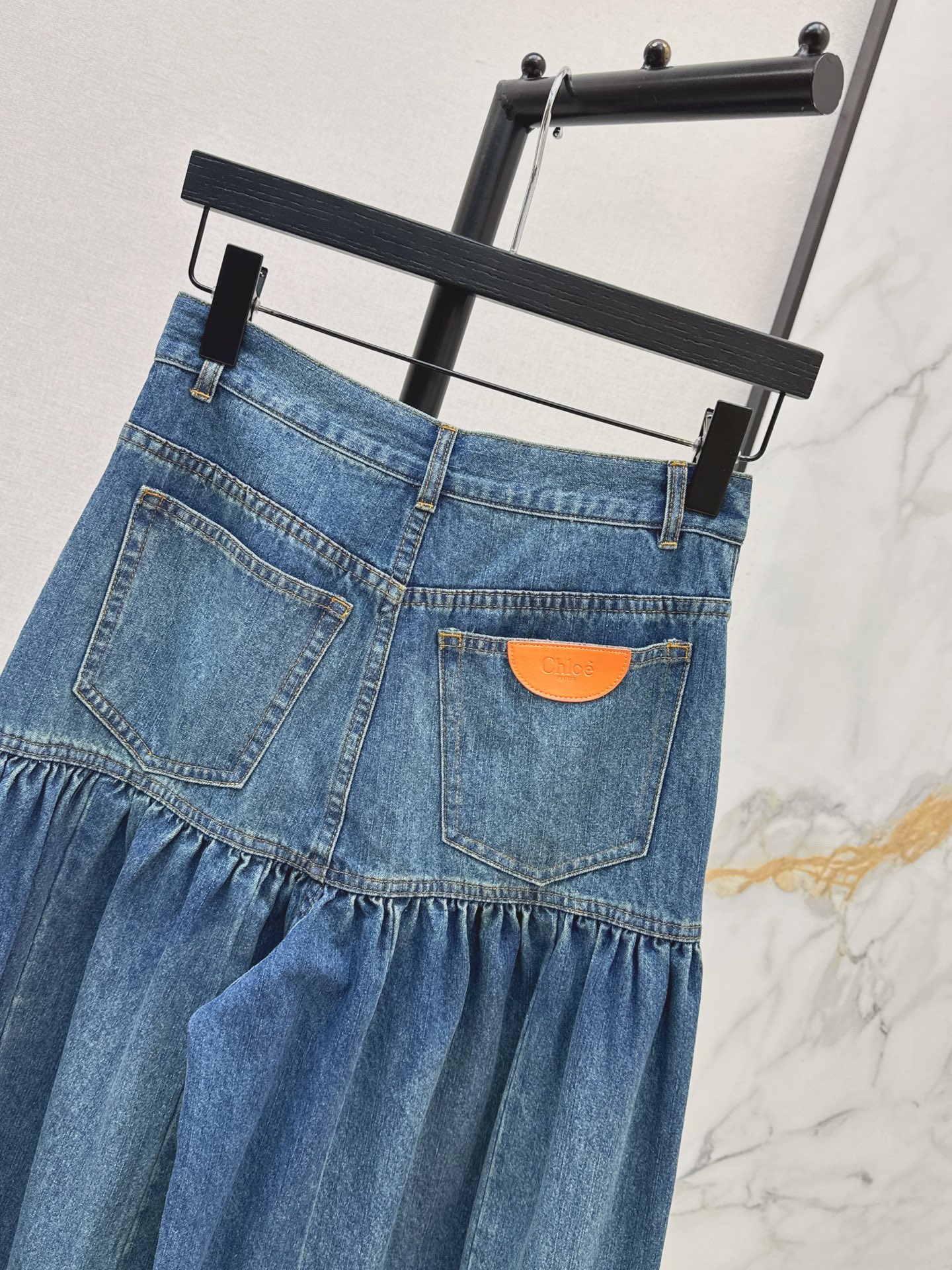 Chol 26fw wide-leg jeans