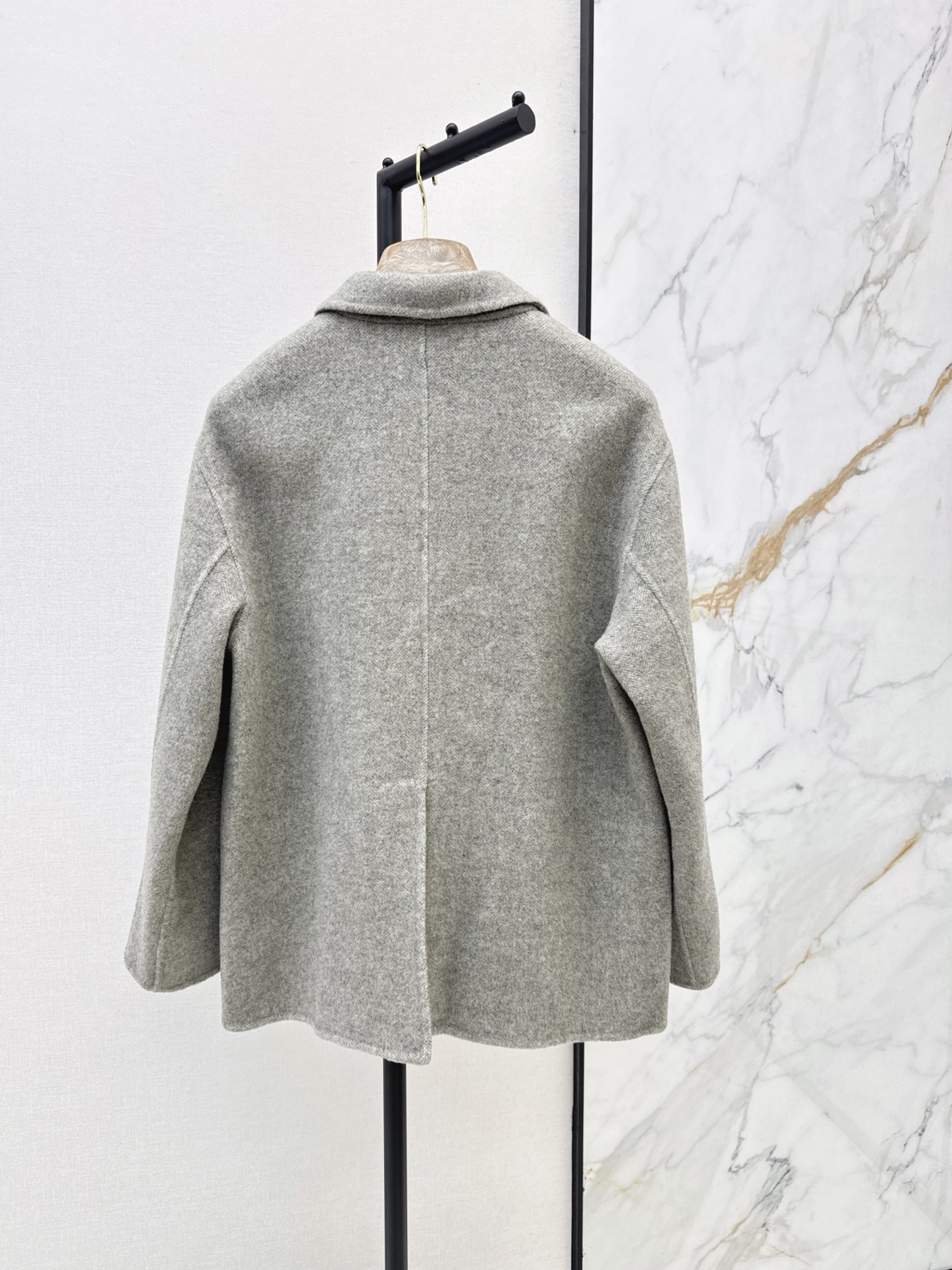 Brun 26fw woolen collared jacket