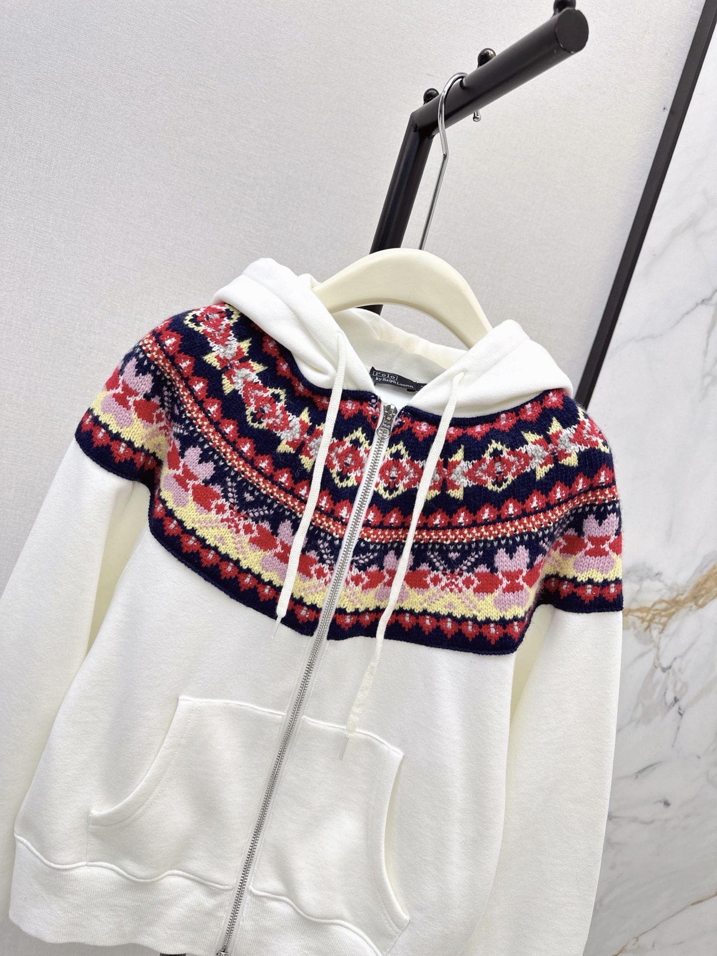 Ralp 26fw hooded jacquard jacket