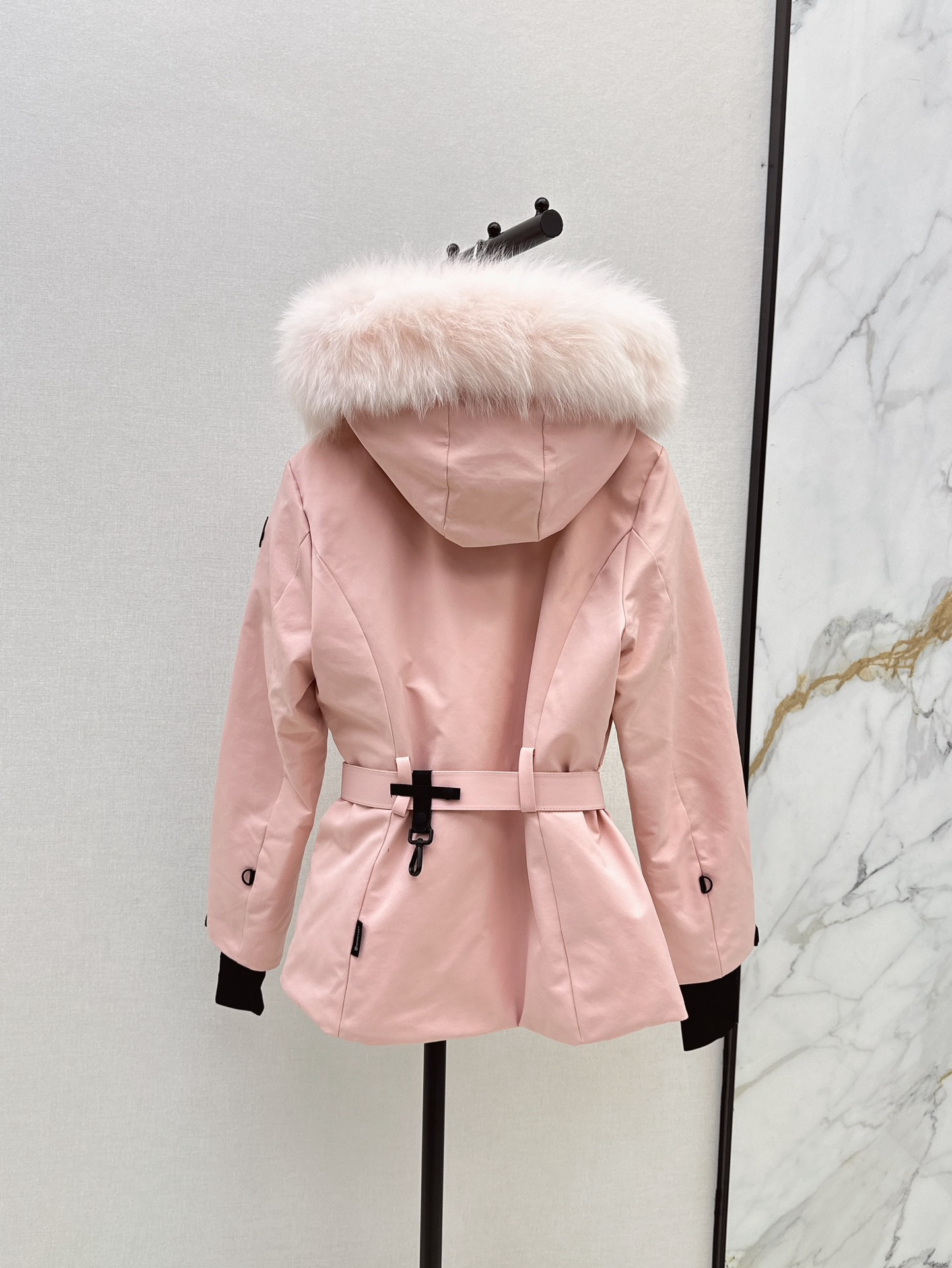 Monc 26fw hooded ski down jacket