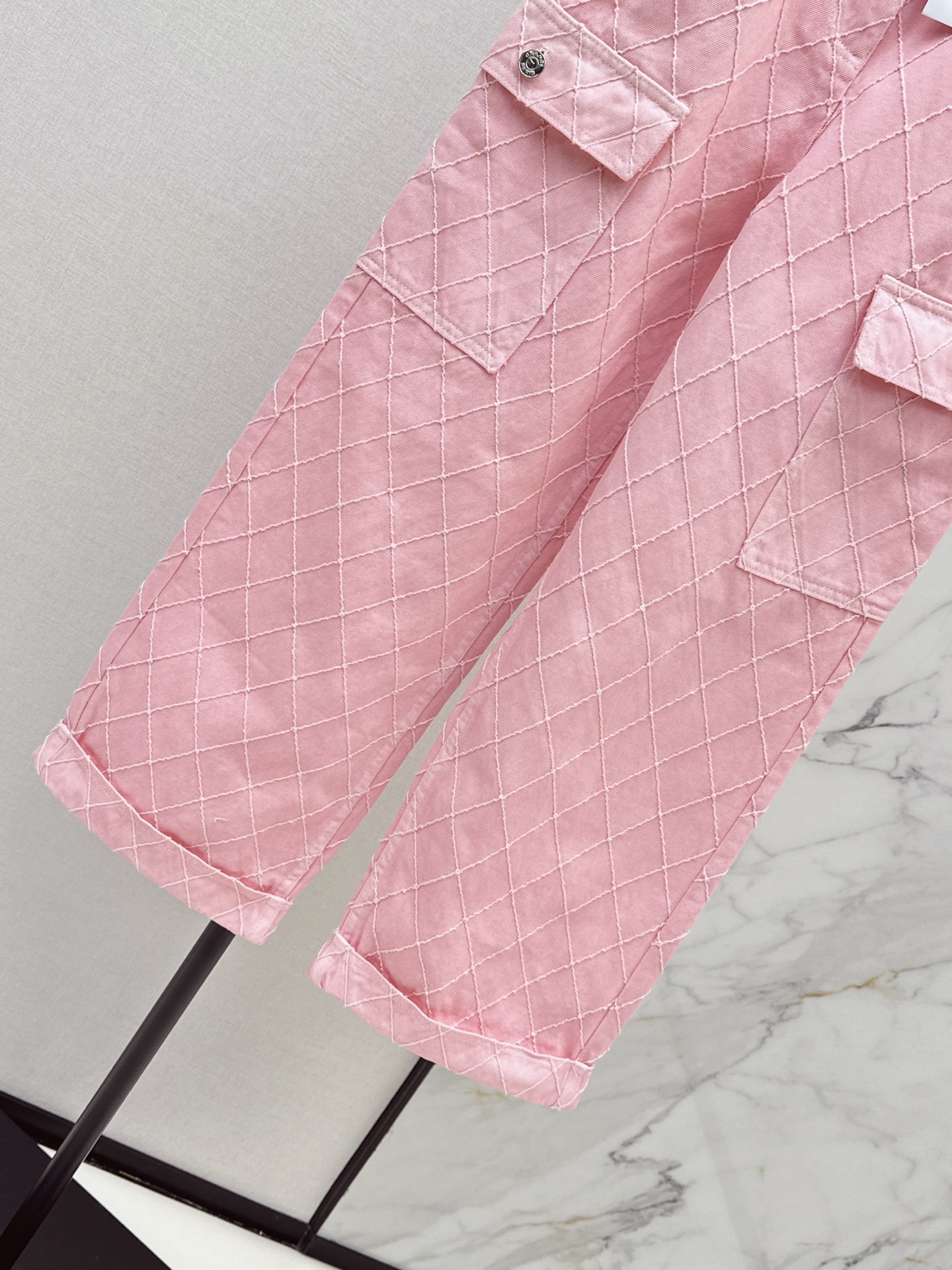 Chan 26ss embroidery denim pants