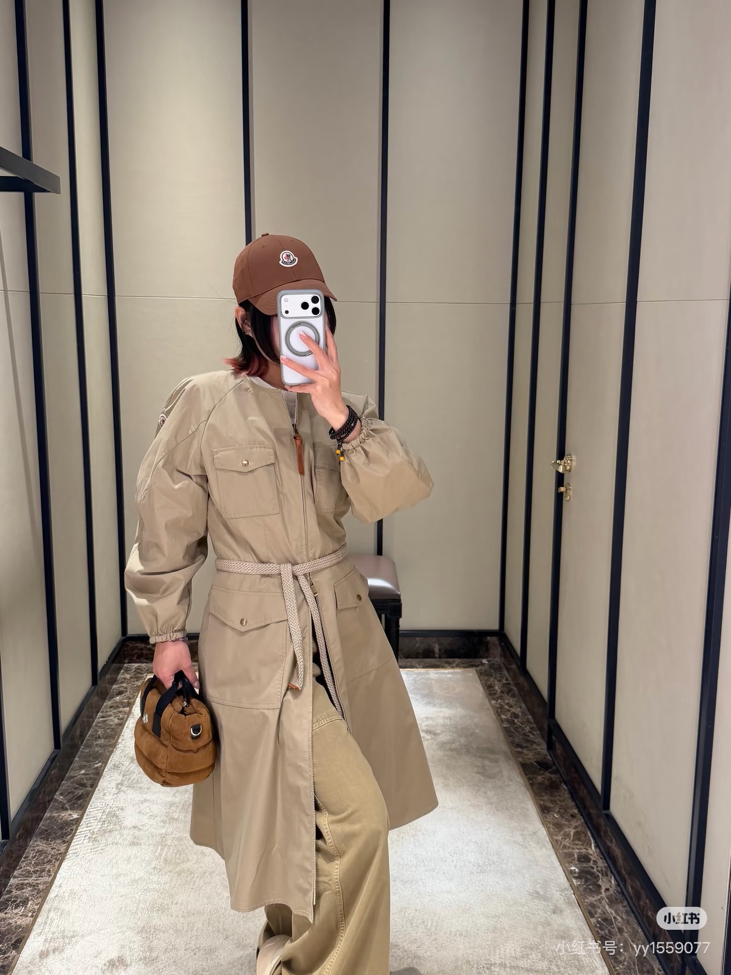 Monc 26fw drawstring dress