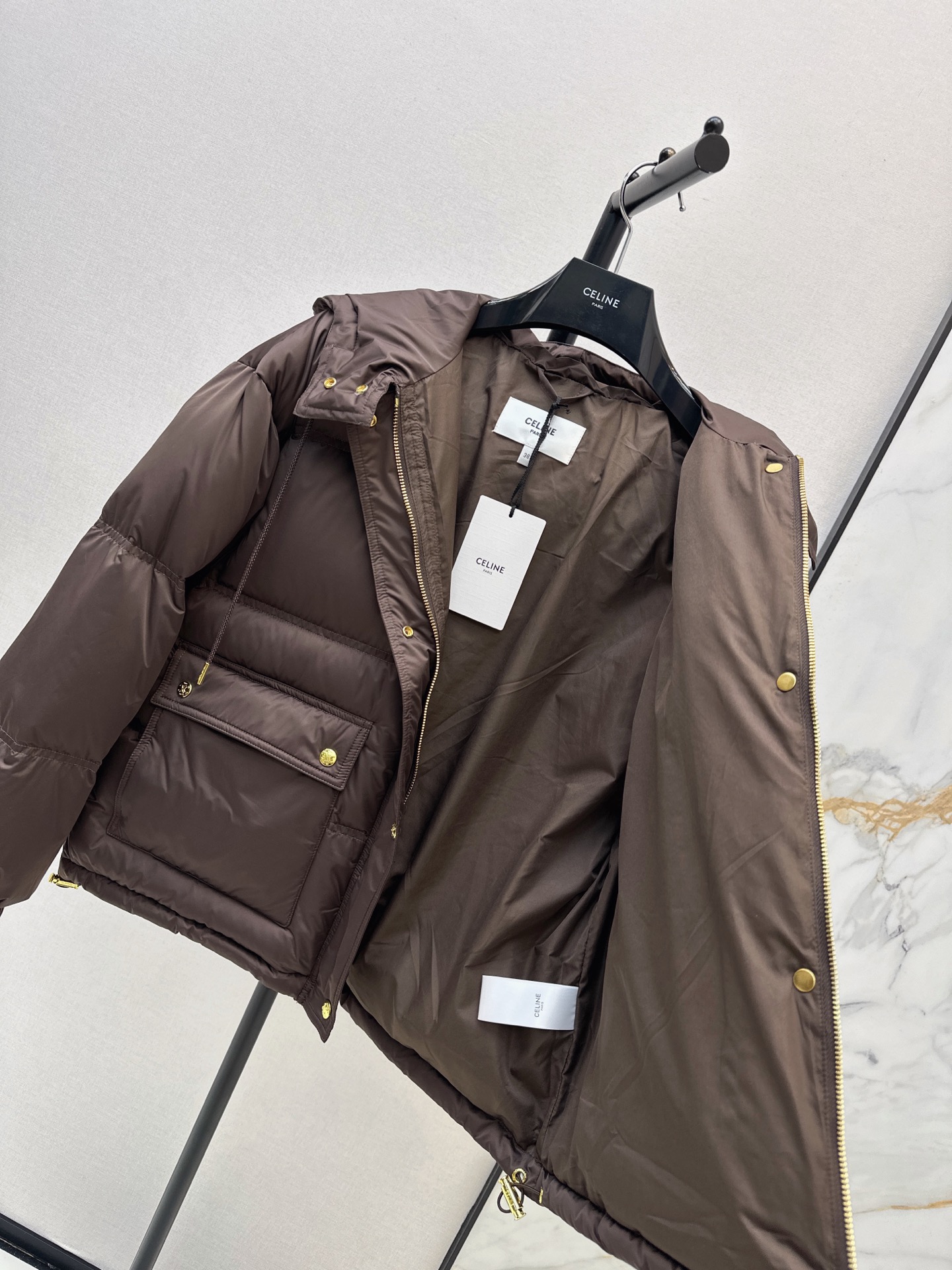 Celi 26fw hooded down jacket