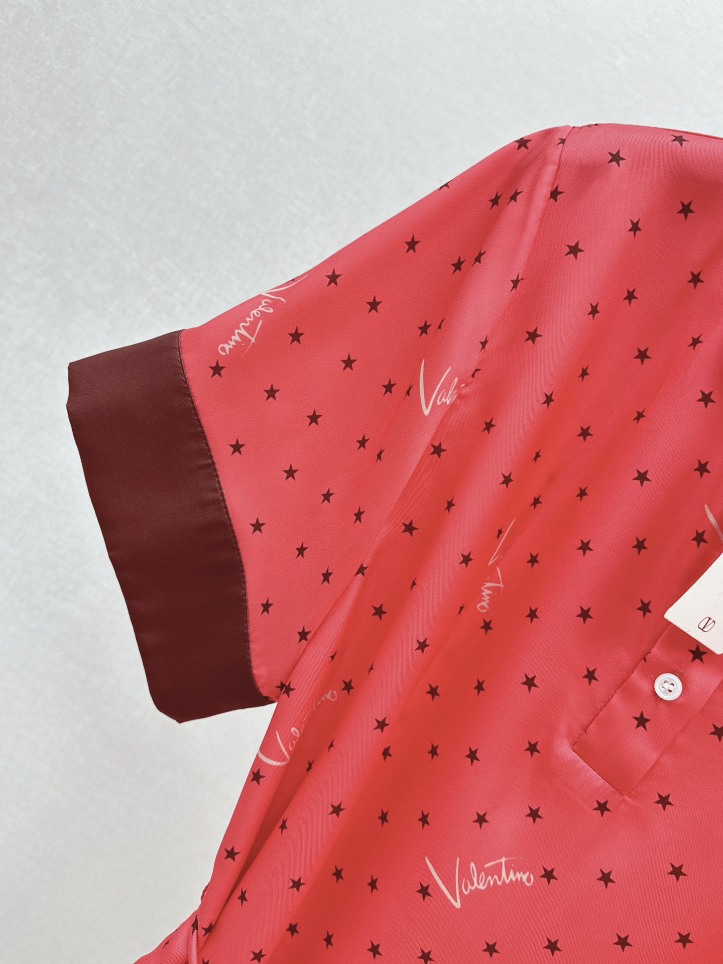 Valen 26fw print shirt dress