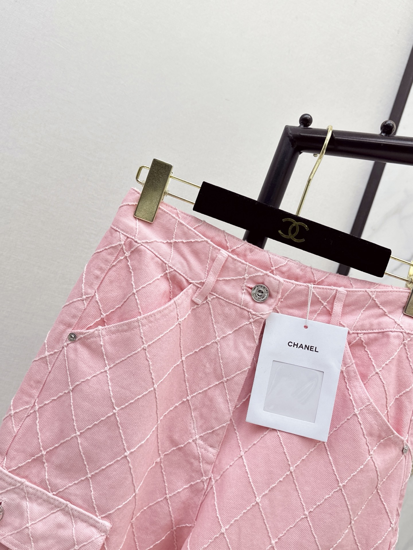 Chan 26ss embroidery denim pants