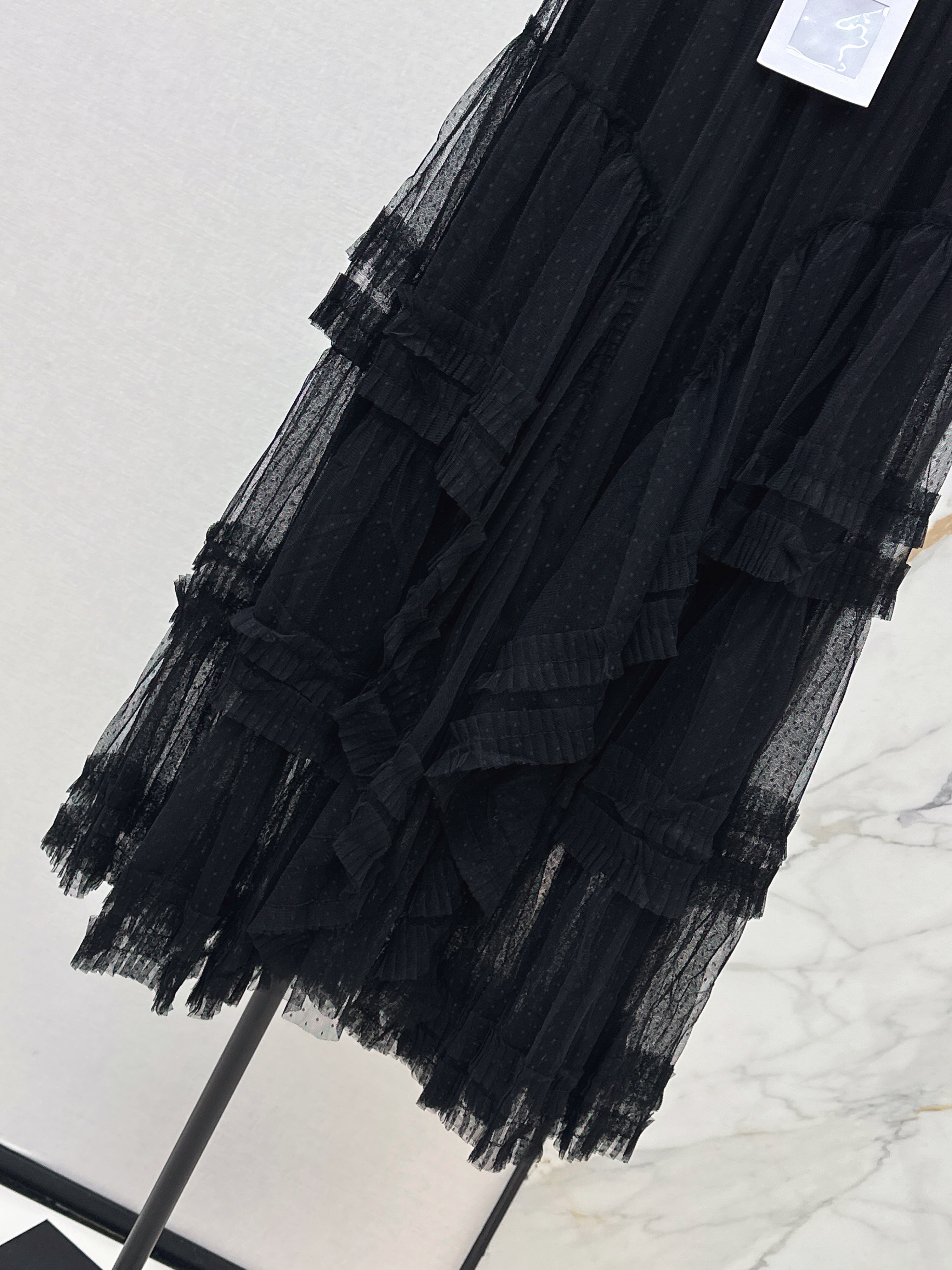 Chan 26ss mesh skirt