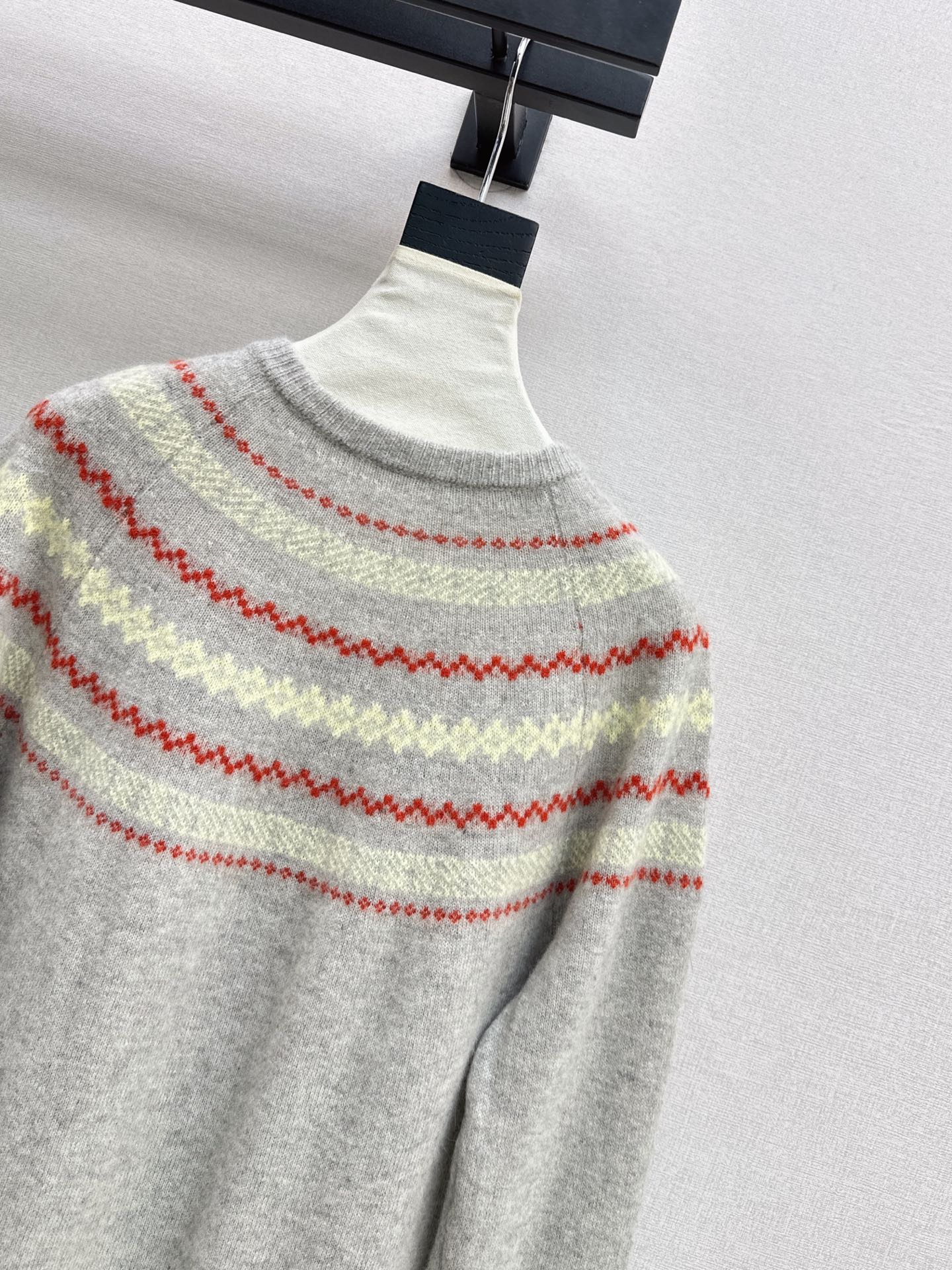 Max 26fw fair isle knit cardigan