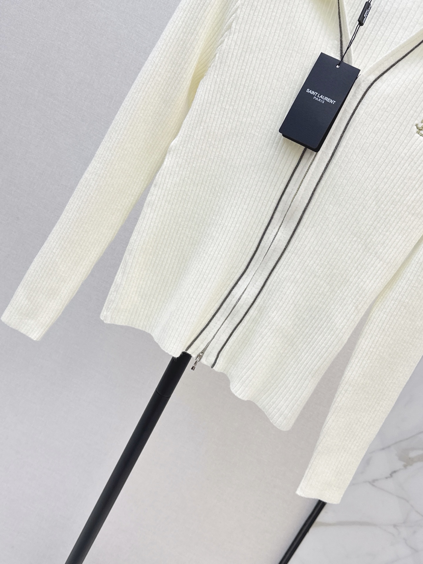 Sain 26fw slim-fit knit cardigan