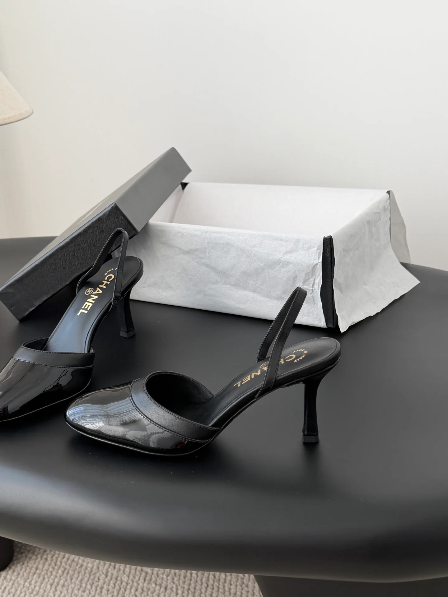 Chan 26ss mary jane slingback heel