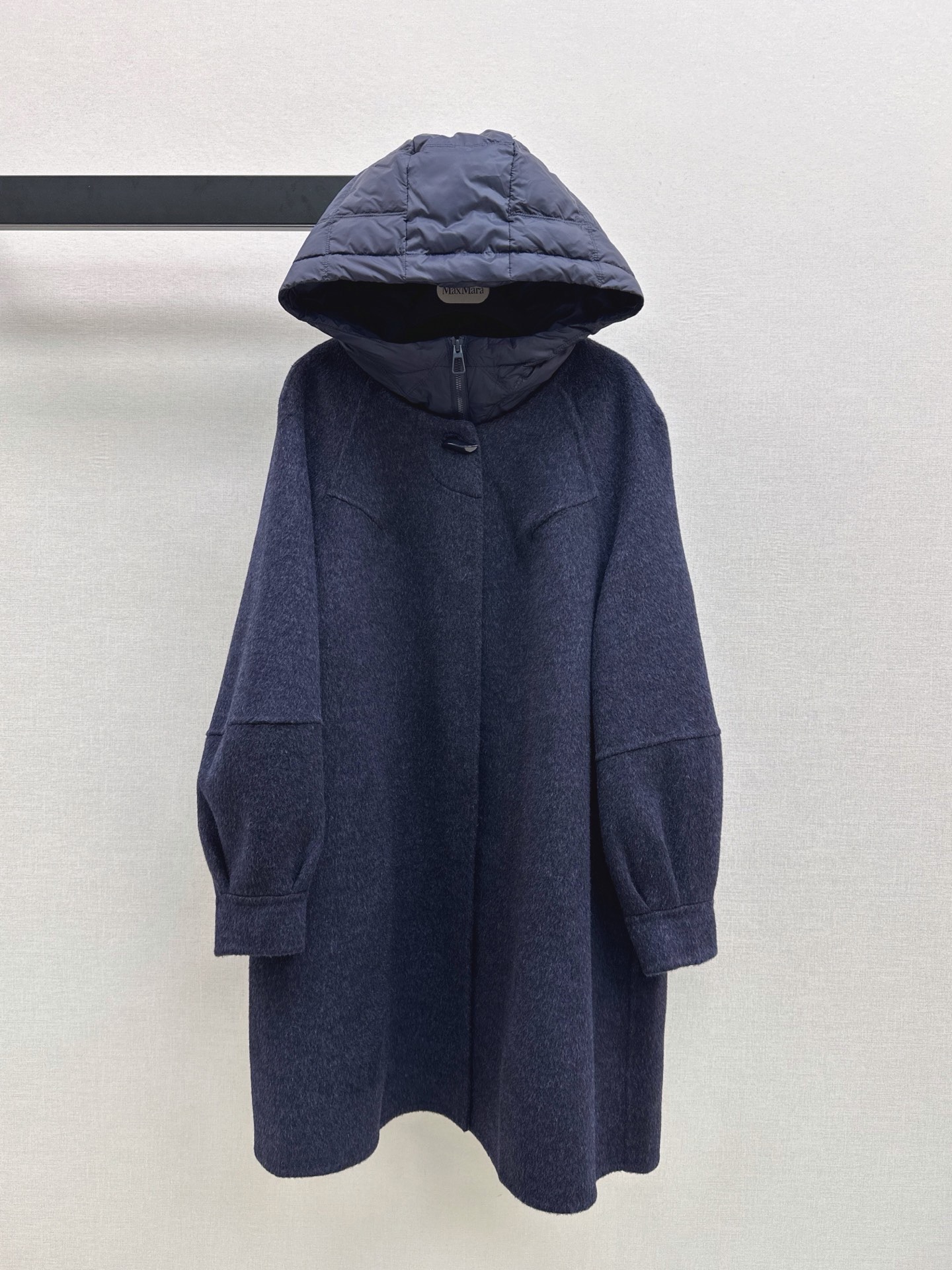 Max 26fw hooded down vest overcoats sets