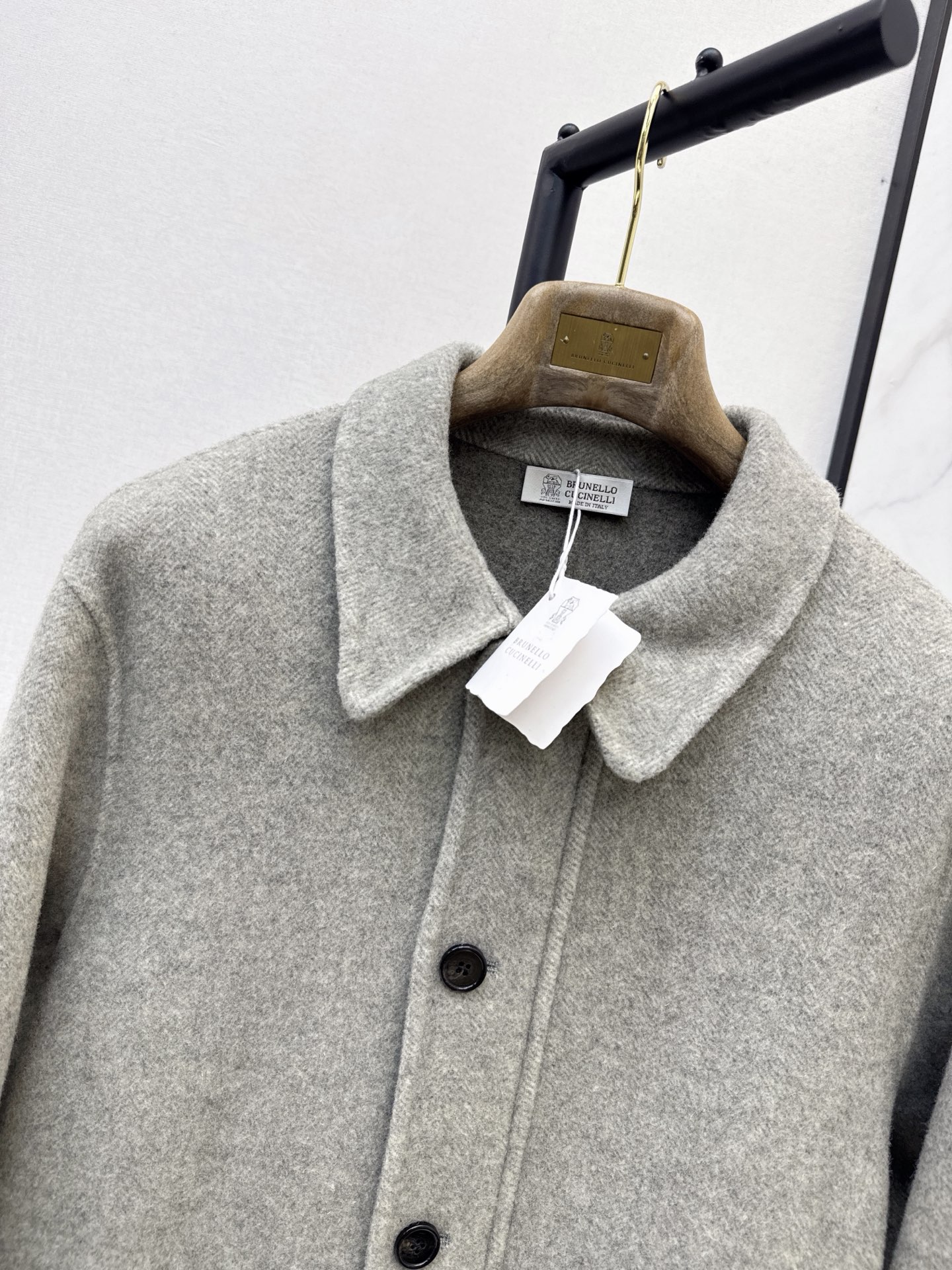 Brun 26fw woolen collared jacket