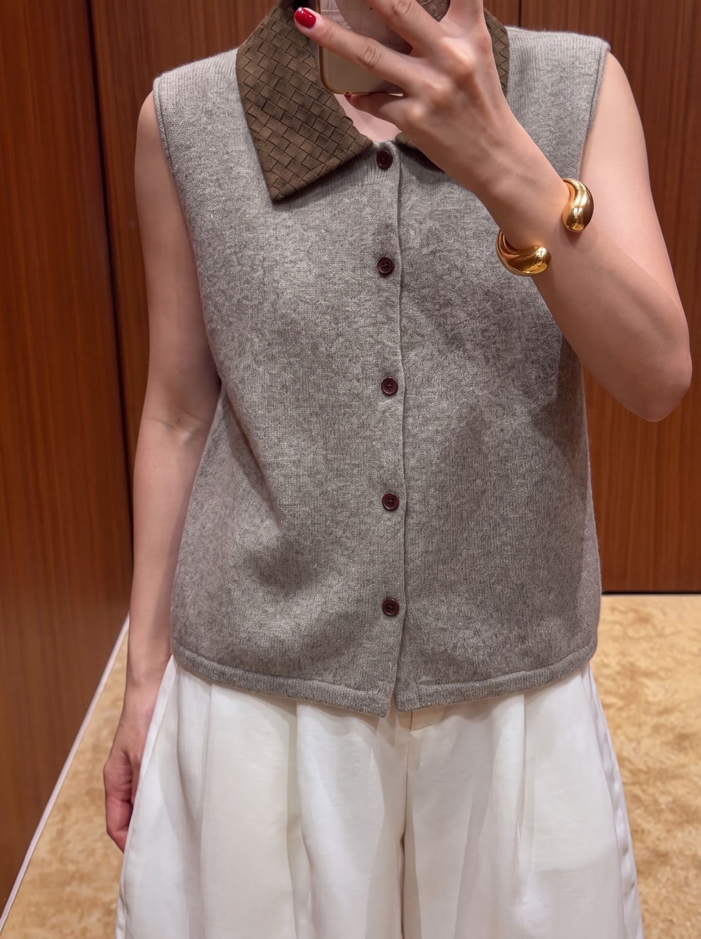 Bott 26fw knit vest