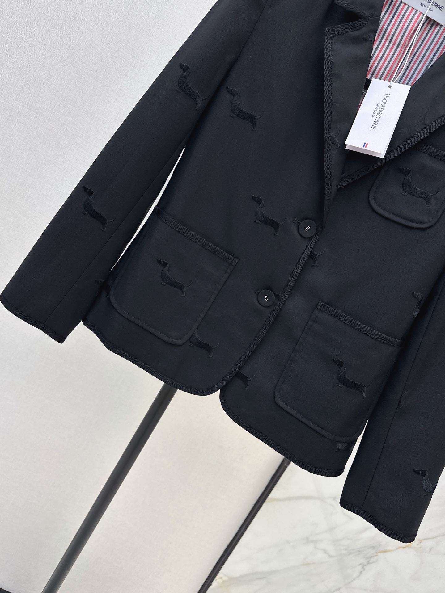 Thom 26fw embroidery blazer