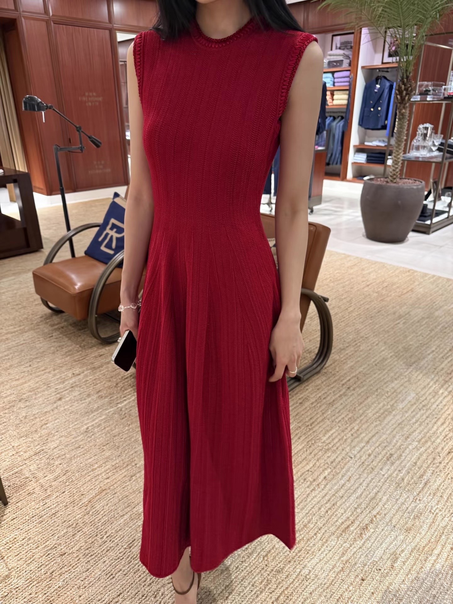 Ralp 26fw sleeveless knit dress