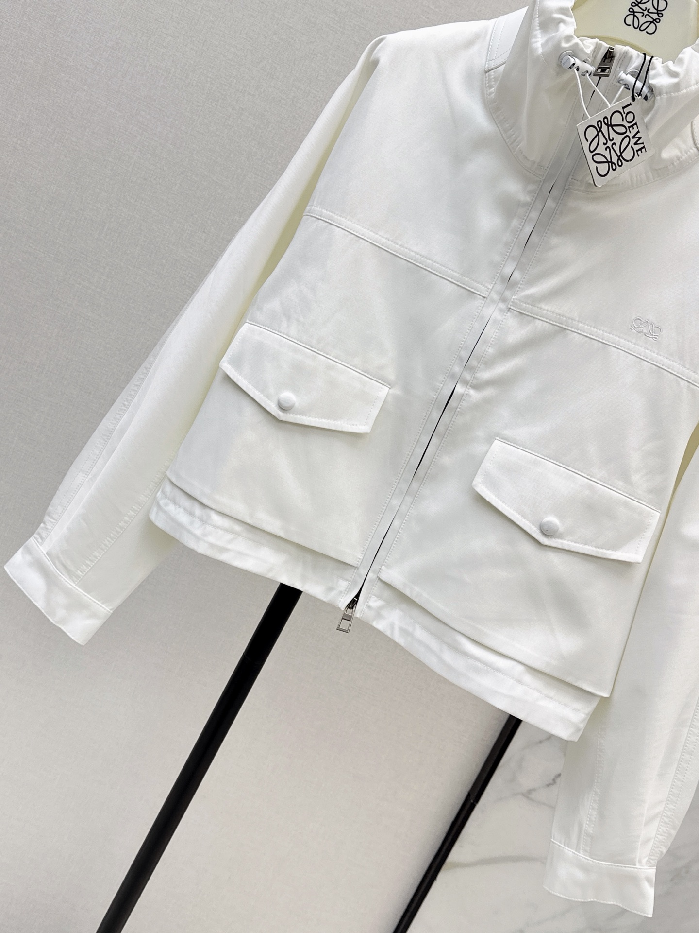 Loe 26FW Cropped Denim Jacket