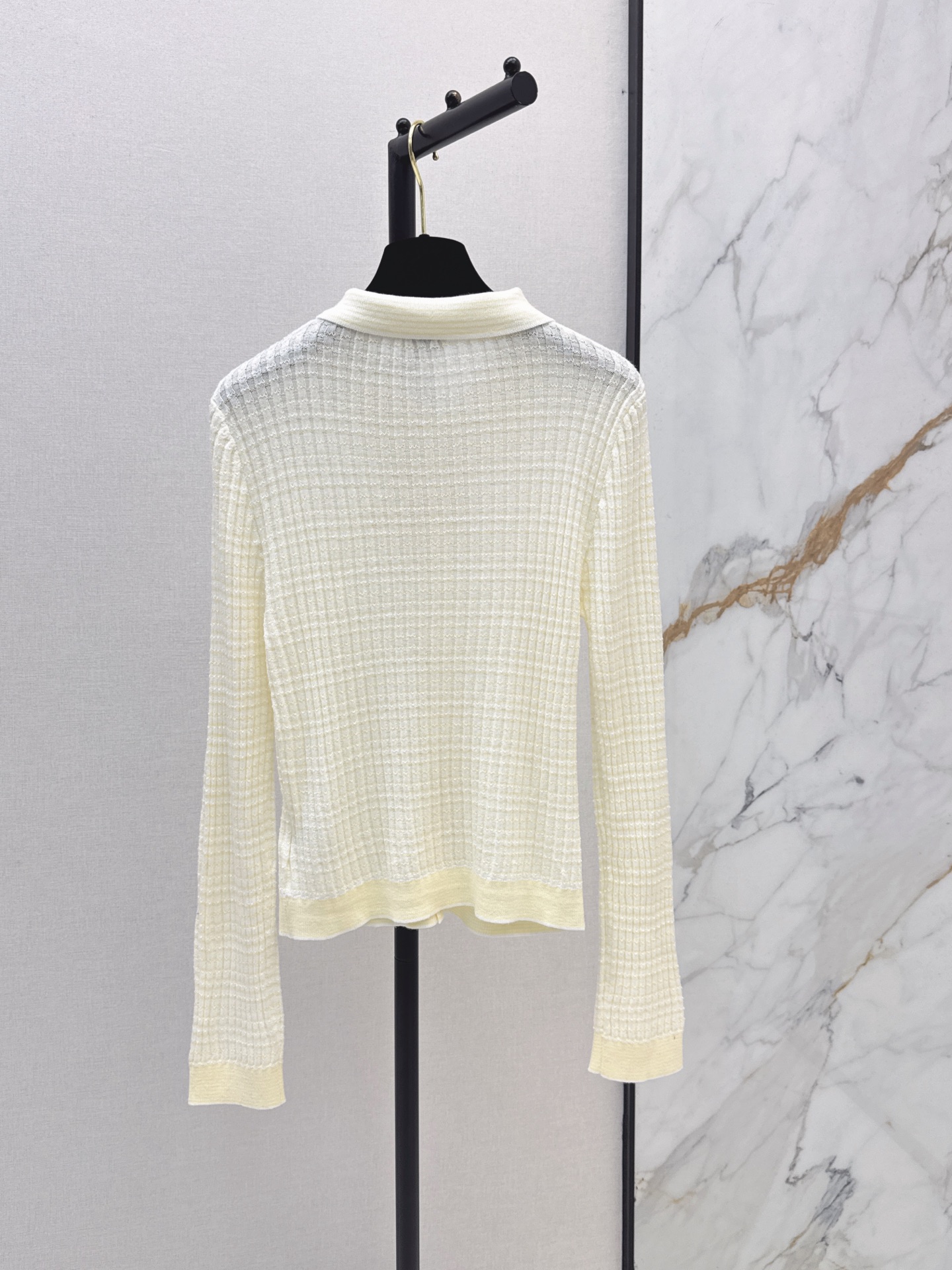 Chan 26fw embroidery knitwear