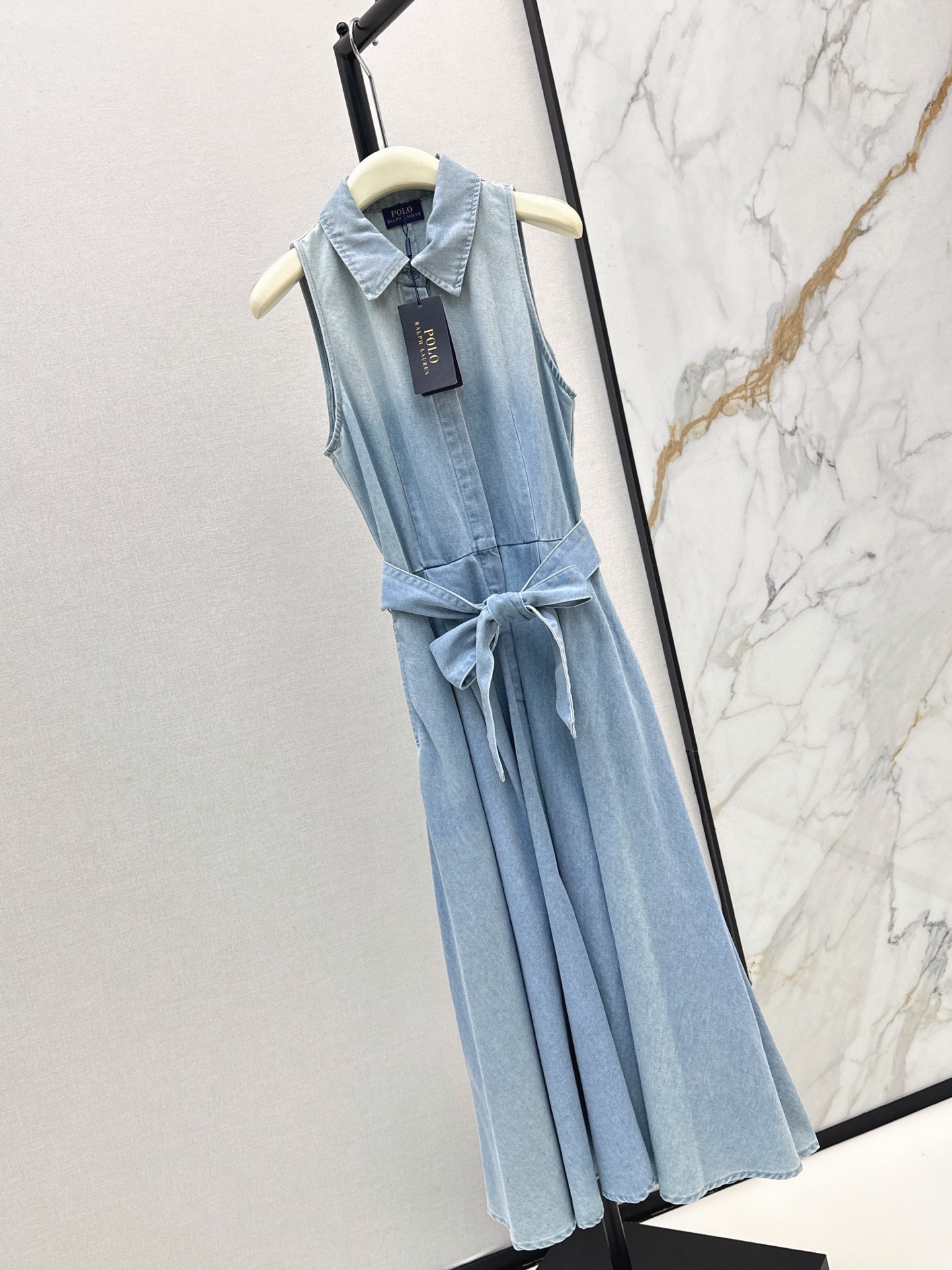 Ralp 26fw sleeveless denim dress