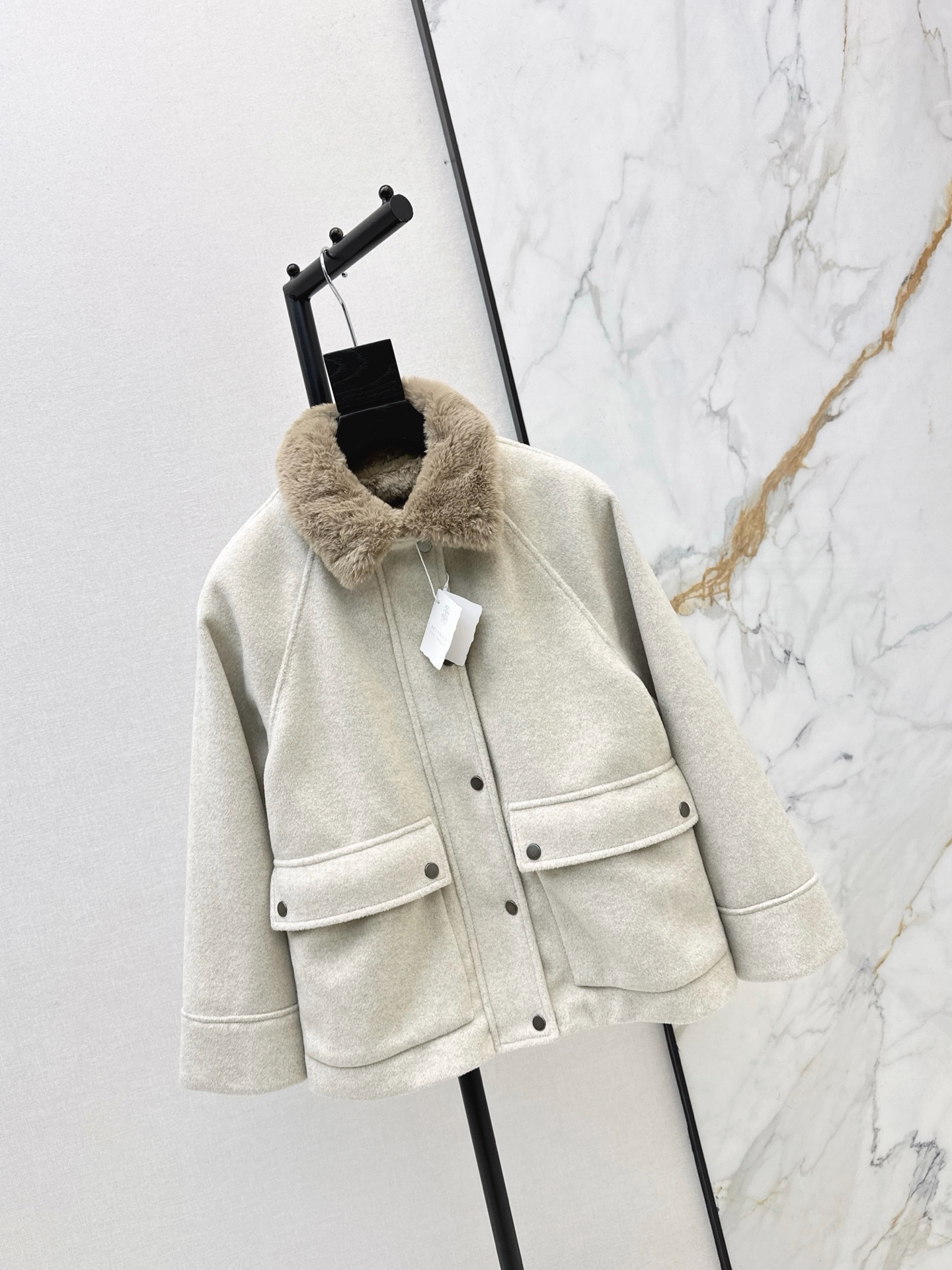 Brun 26fw datachable jacket